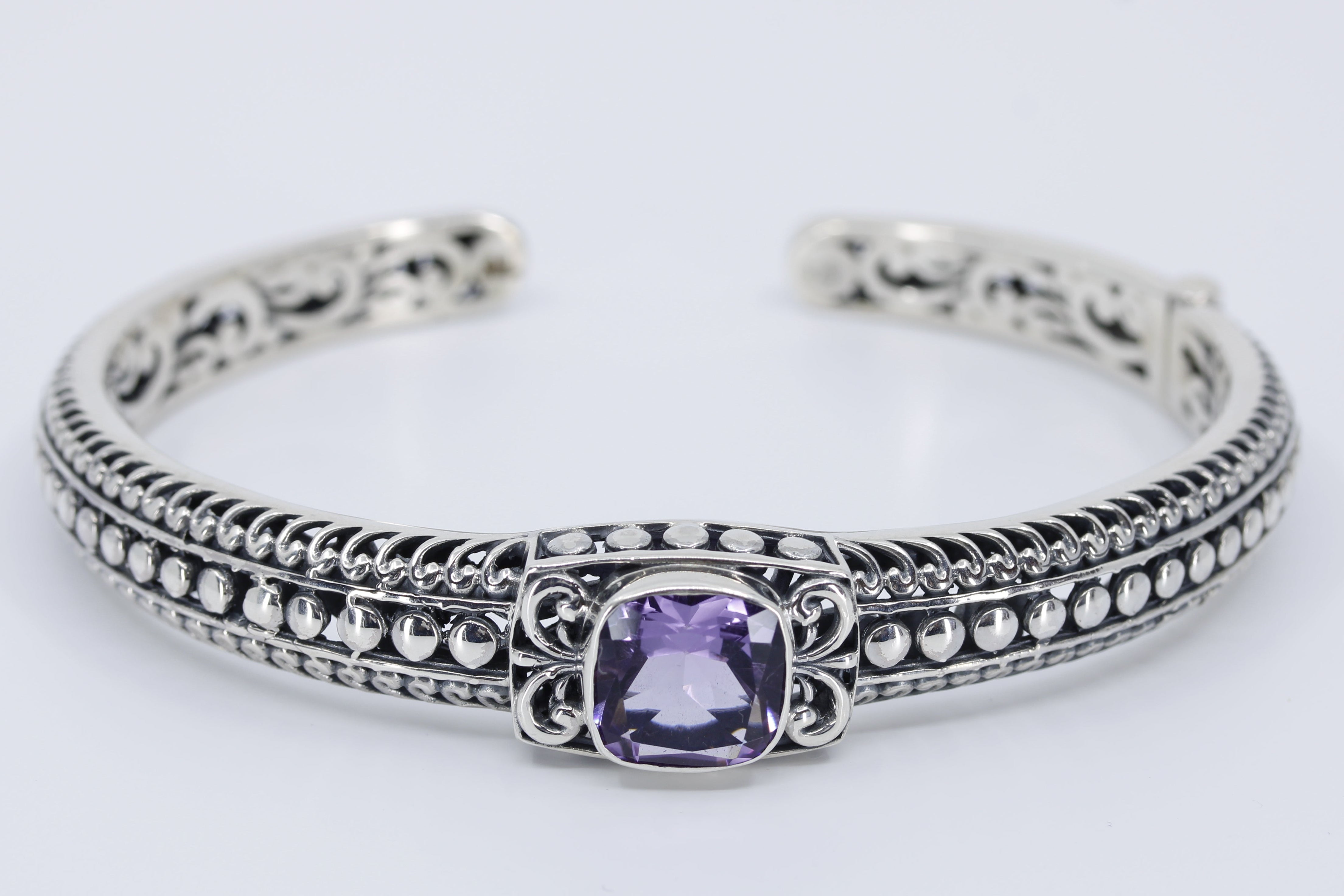 ALBA Amethyst Cuff Bracelet