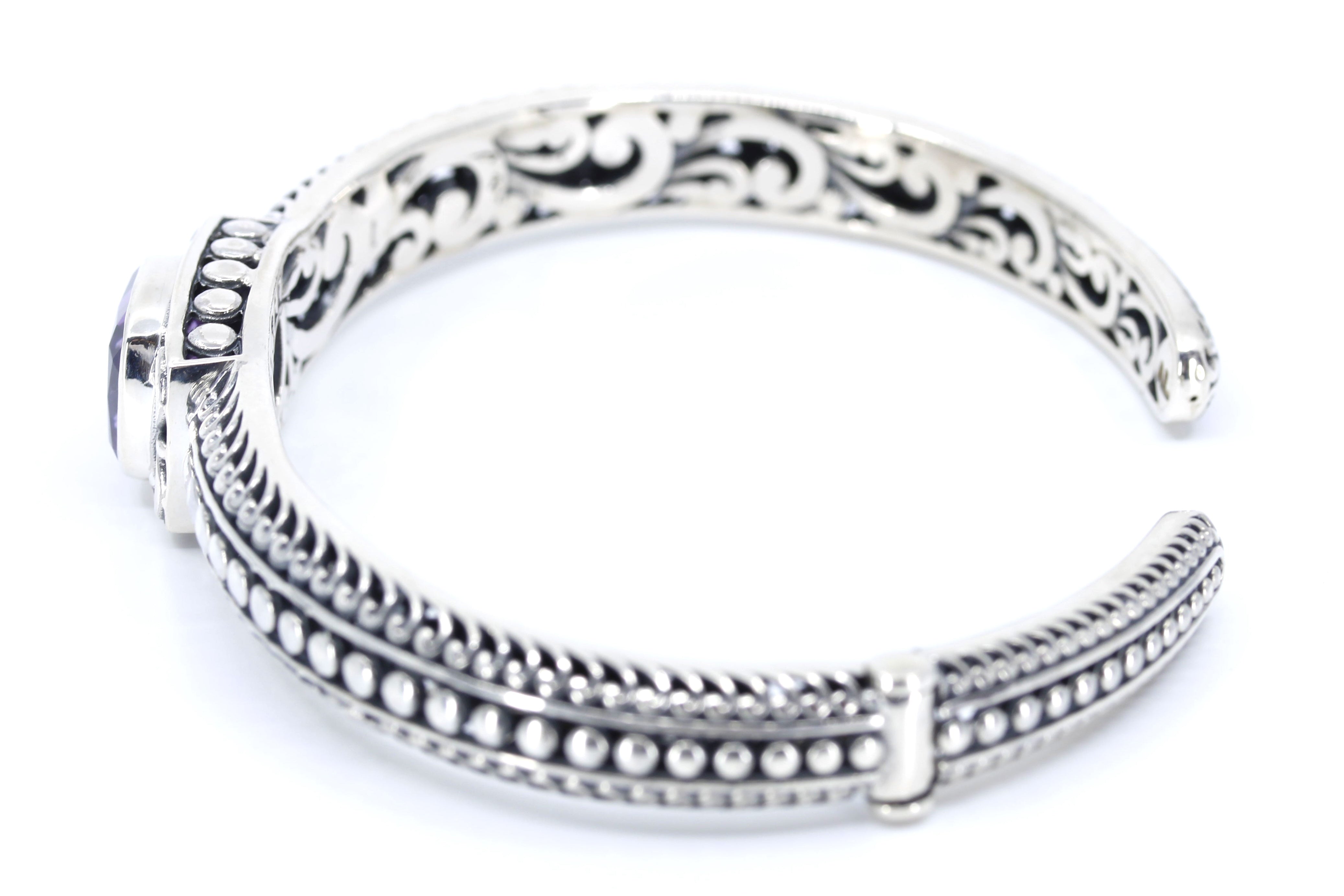 ALBA Amethyst Cuff Bracelet