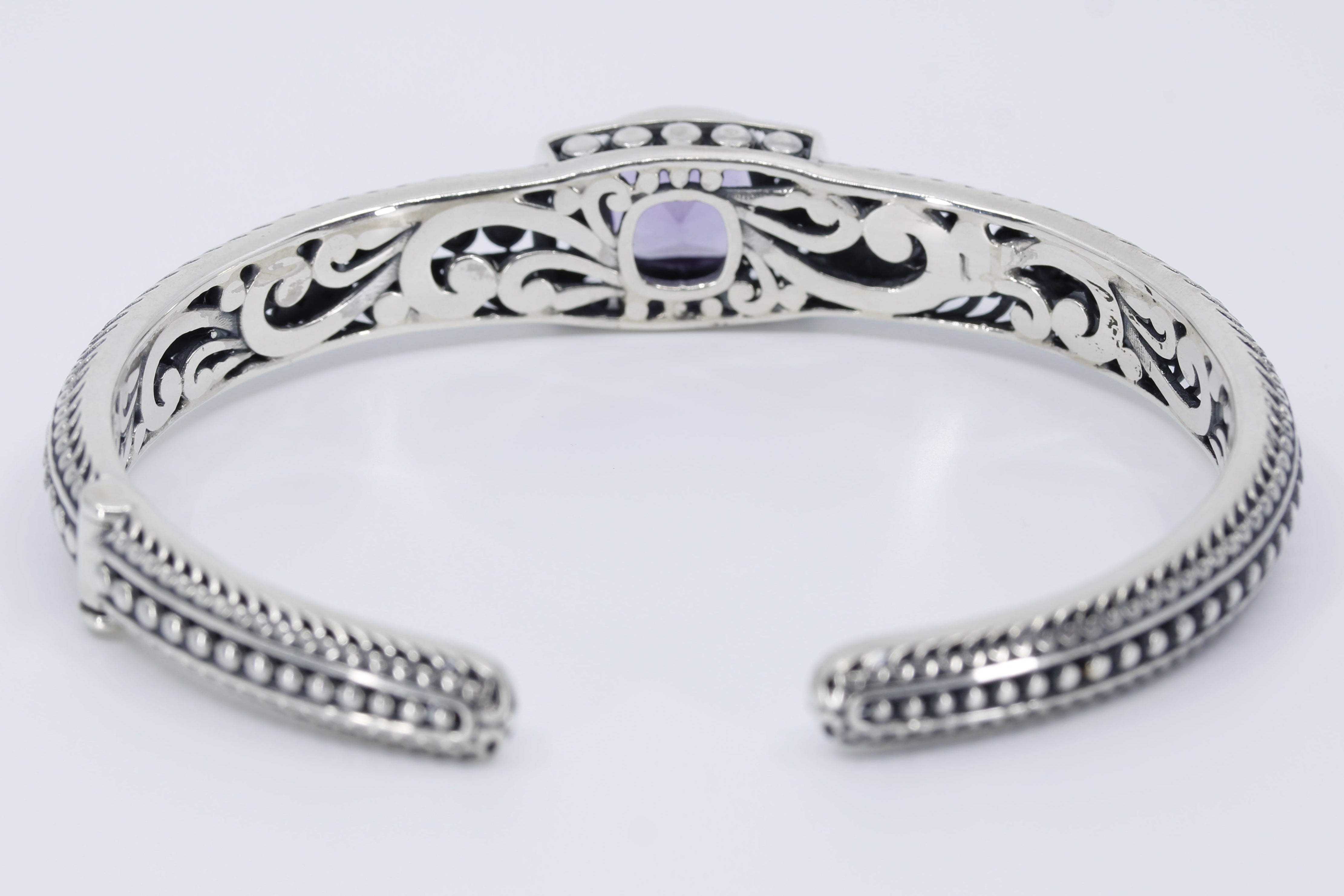 ALBA Amethyst Cuff Bracelet