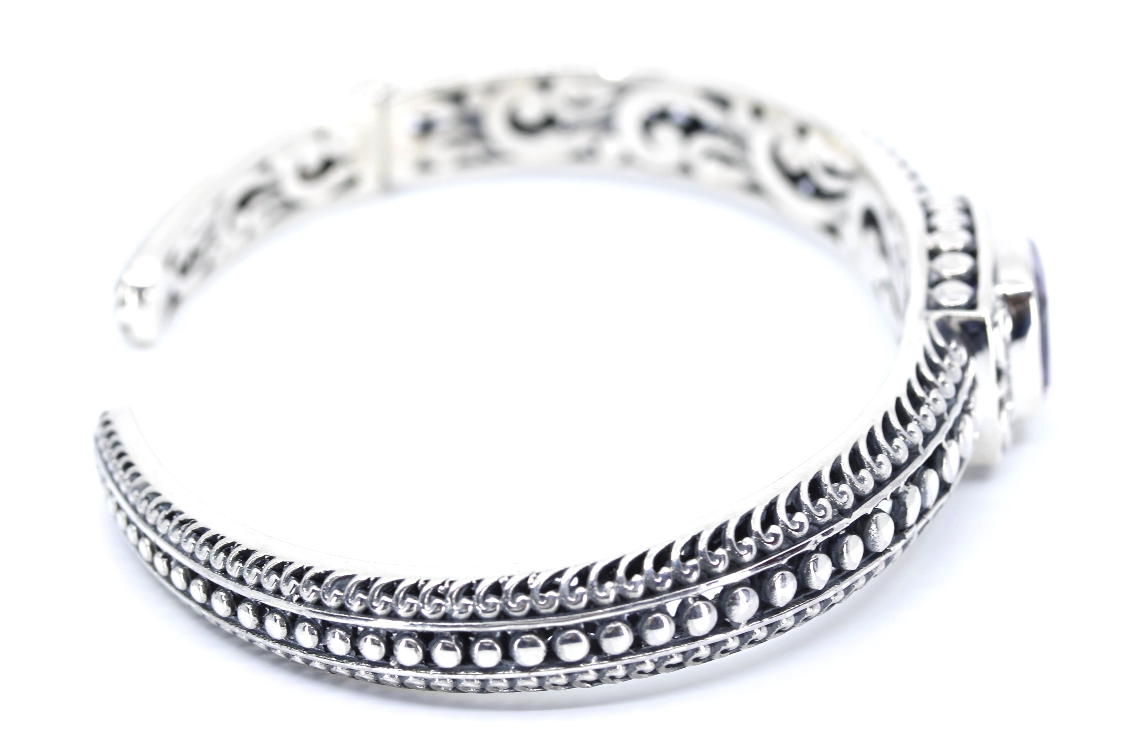 ALBA Amethyst Cuff Bracelet