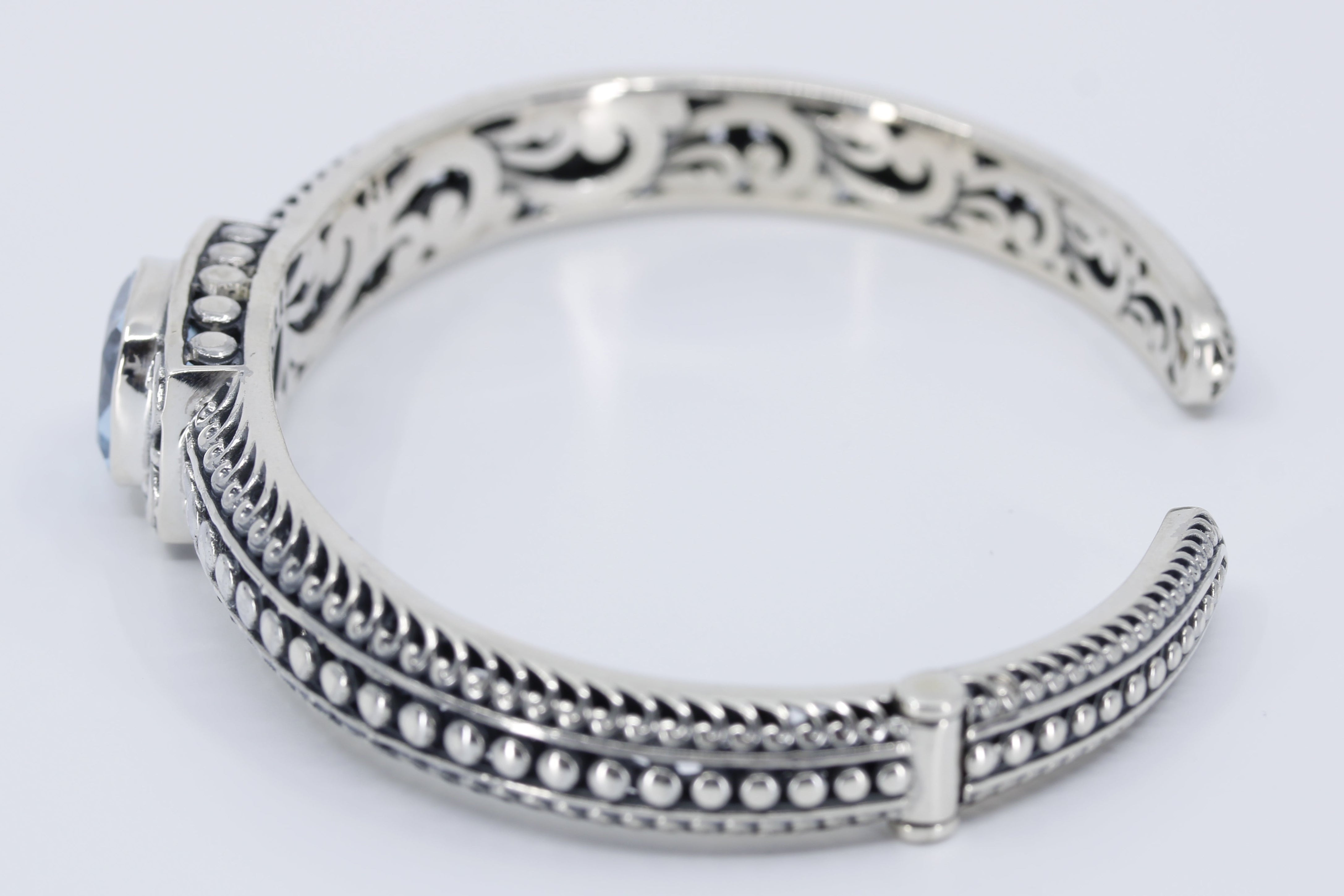 ALBA Blue Topaz Cuff Bracelet