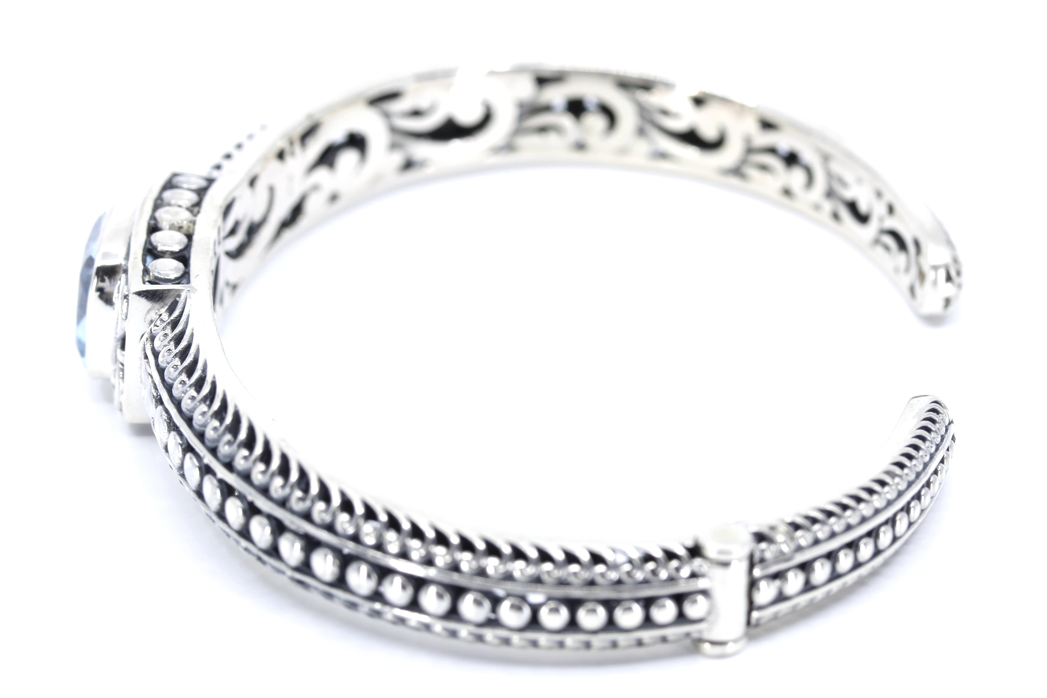 ALBA Blue Topaz Cuff Bracelet