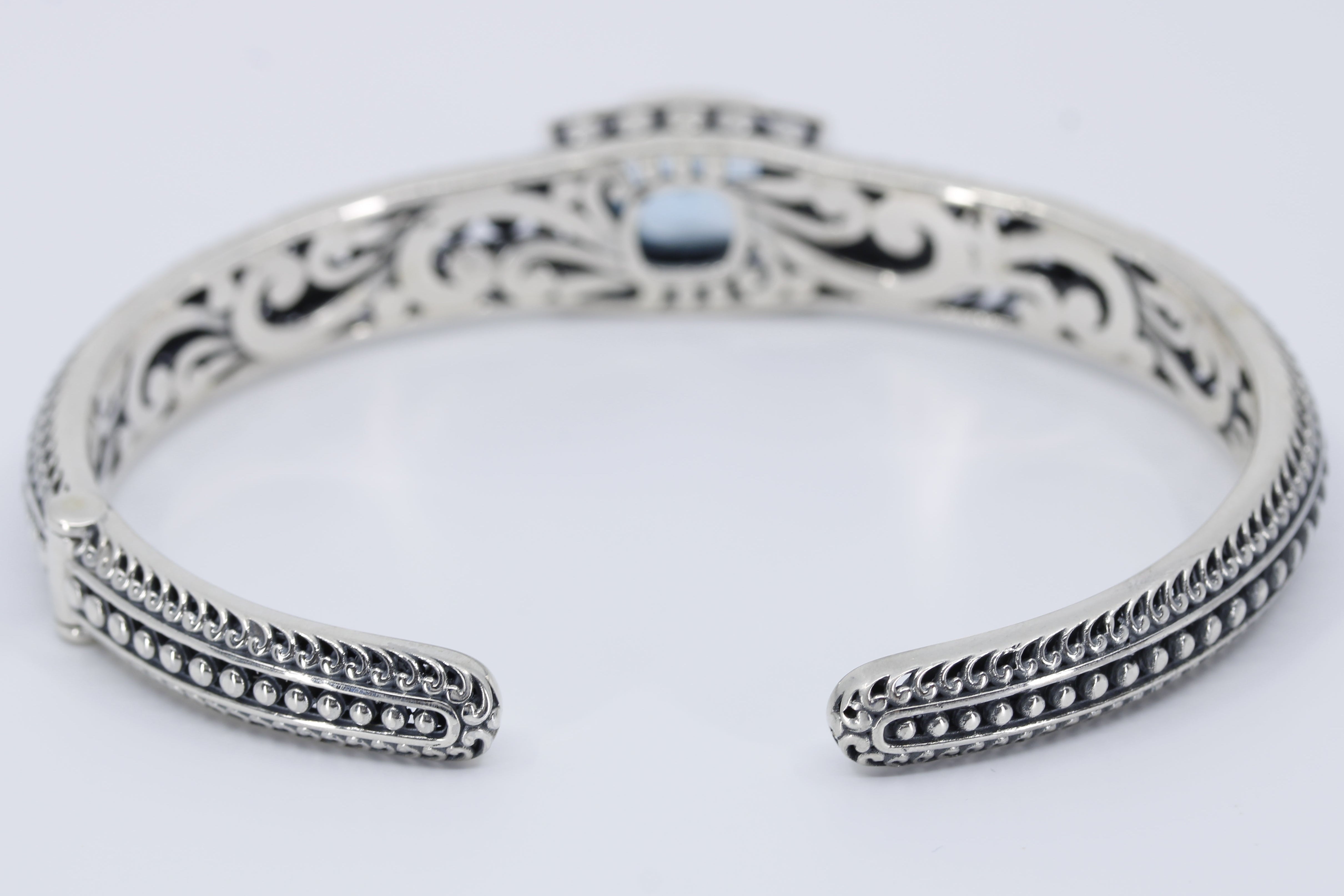 ALBA Blue Topaz Cuff Bracelet