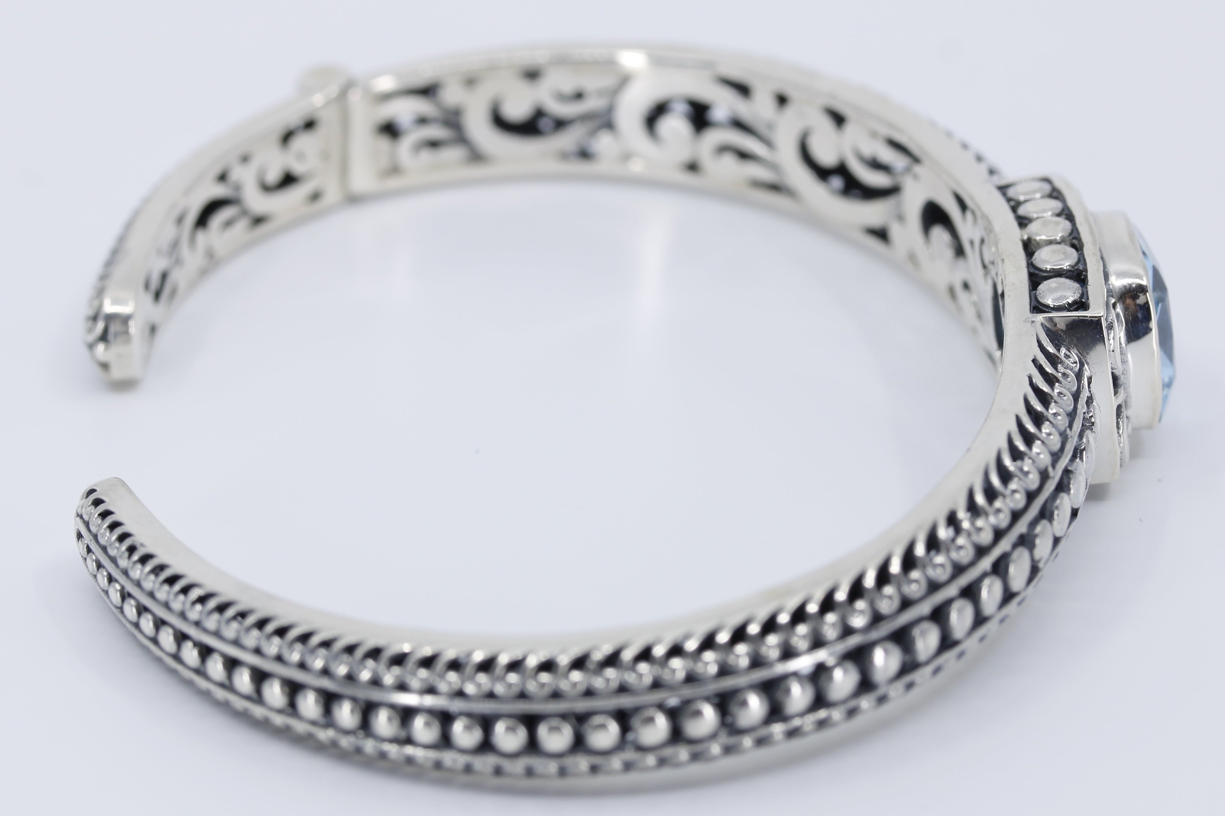 ALBA Blue Topaz Cuff Bracelet