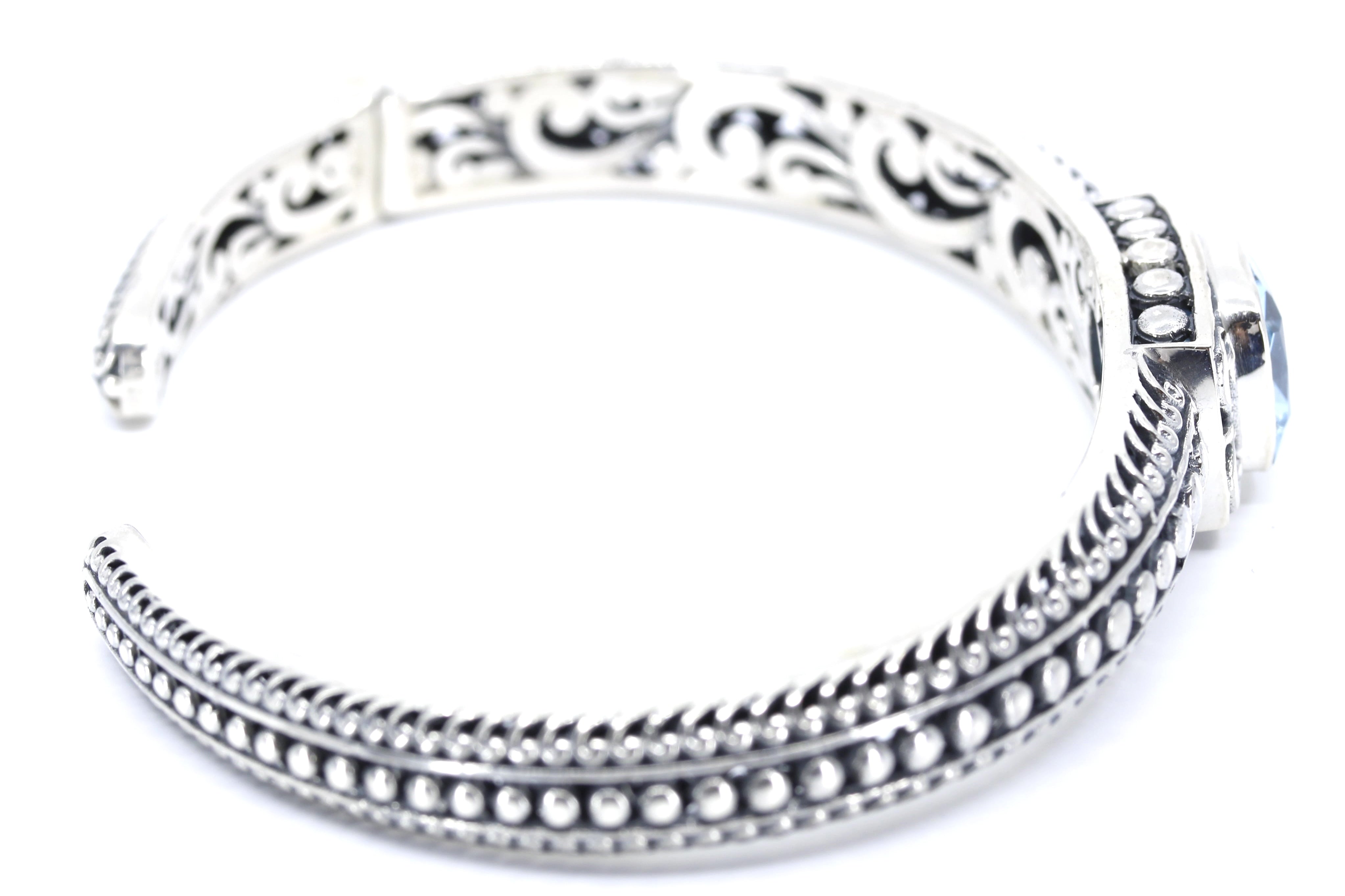 ALBA Blue Topaz Cuff Bracelet