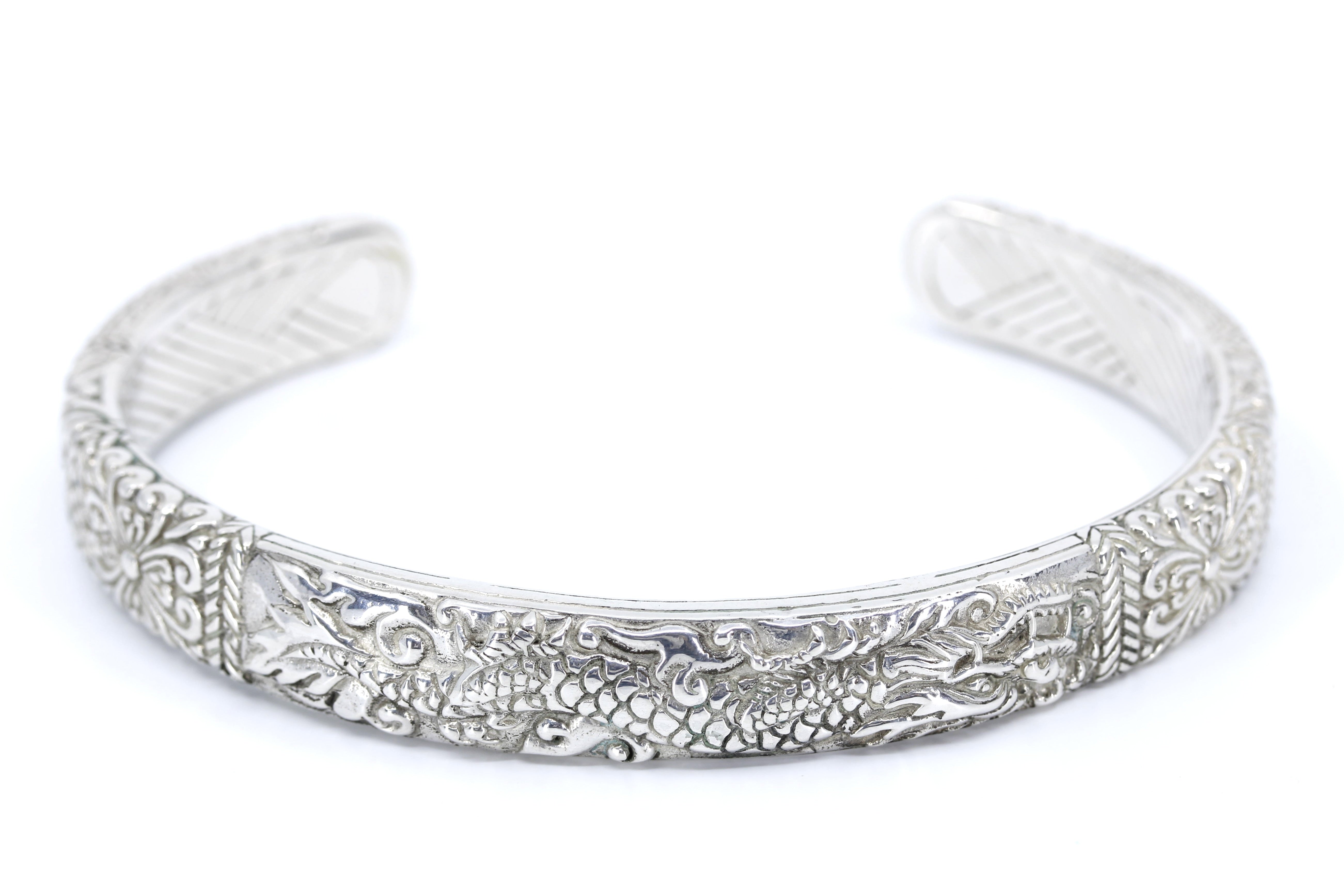 JAYA Engraved Cuff Bracelet