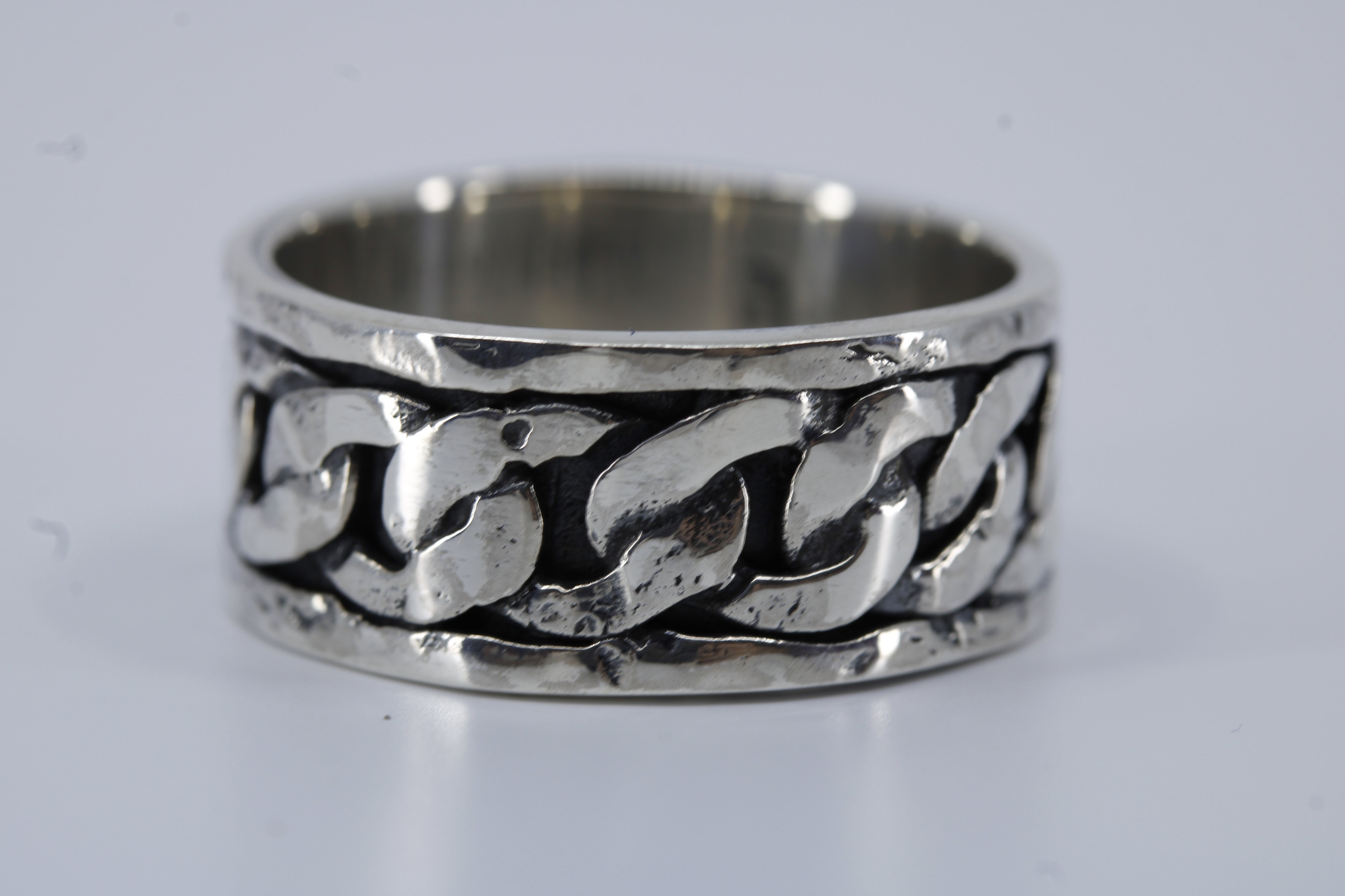 AL CANAL Inset Band Ring