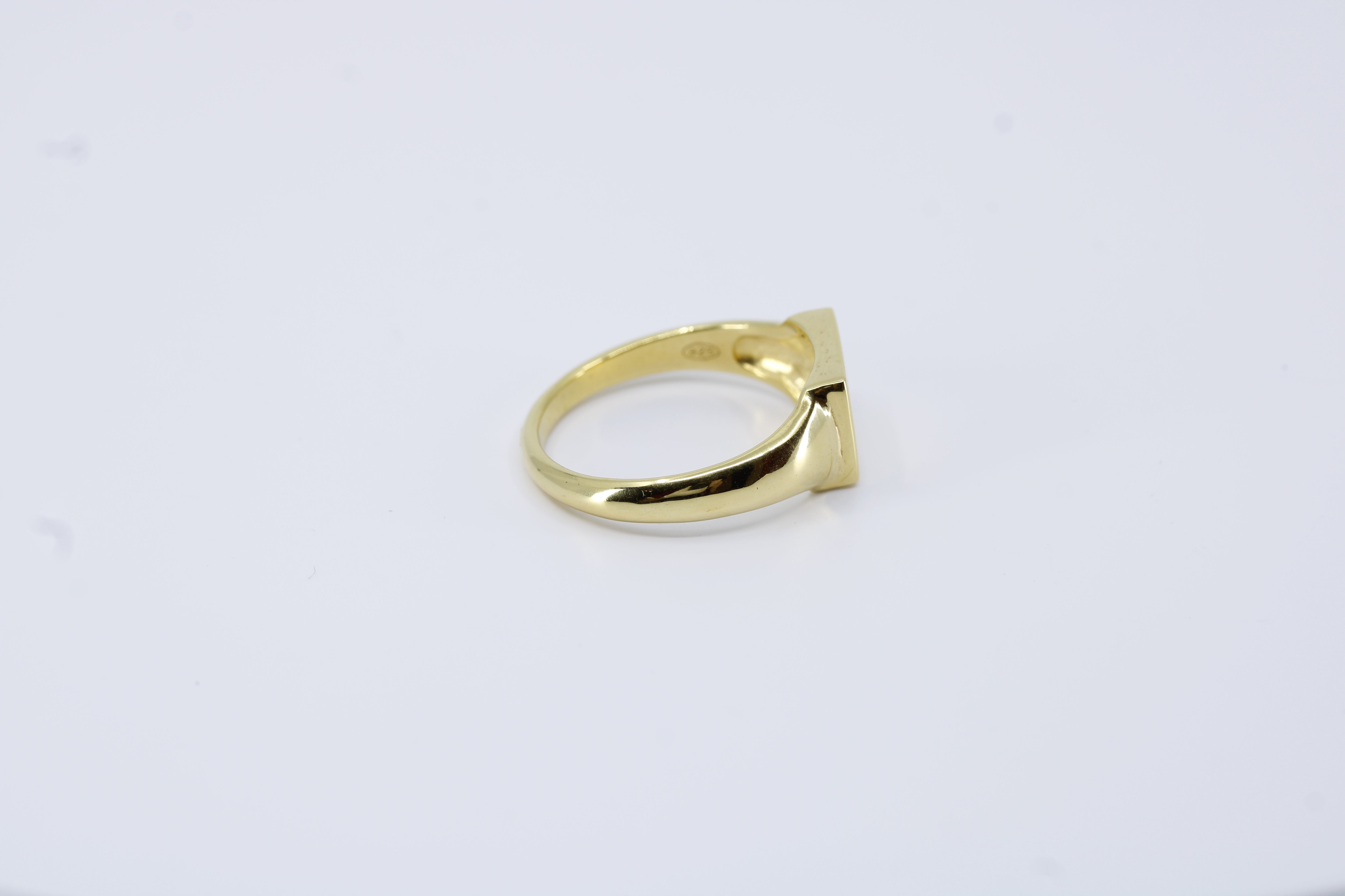 Linea 18K Gold Vermeil Rectangular Signet Ring