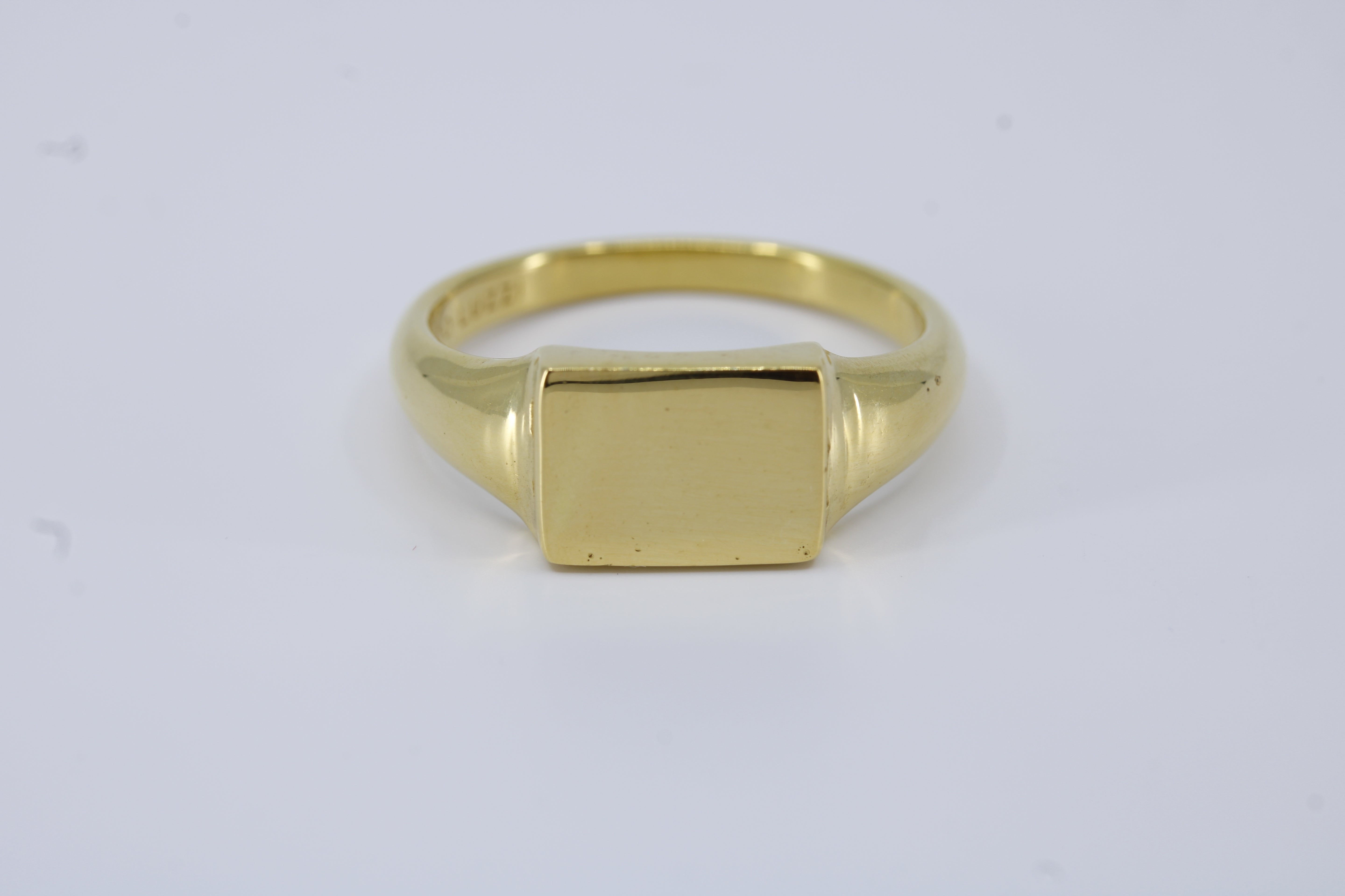 Linea 18K Gold Vermeil Rectangular Signet Ring