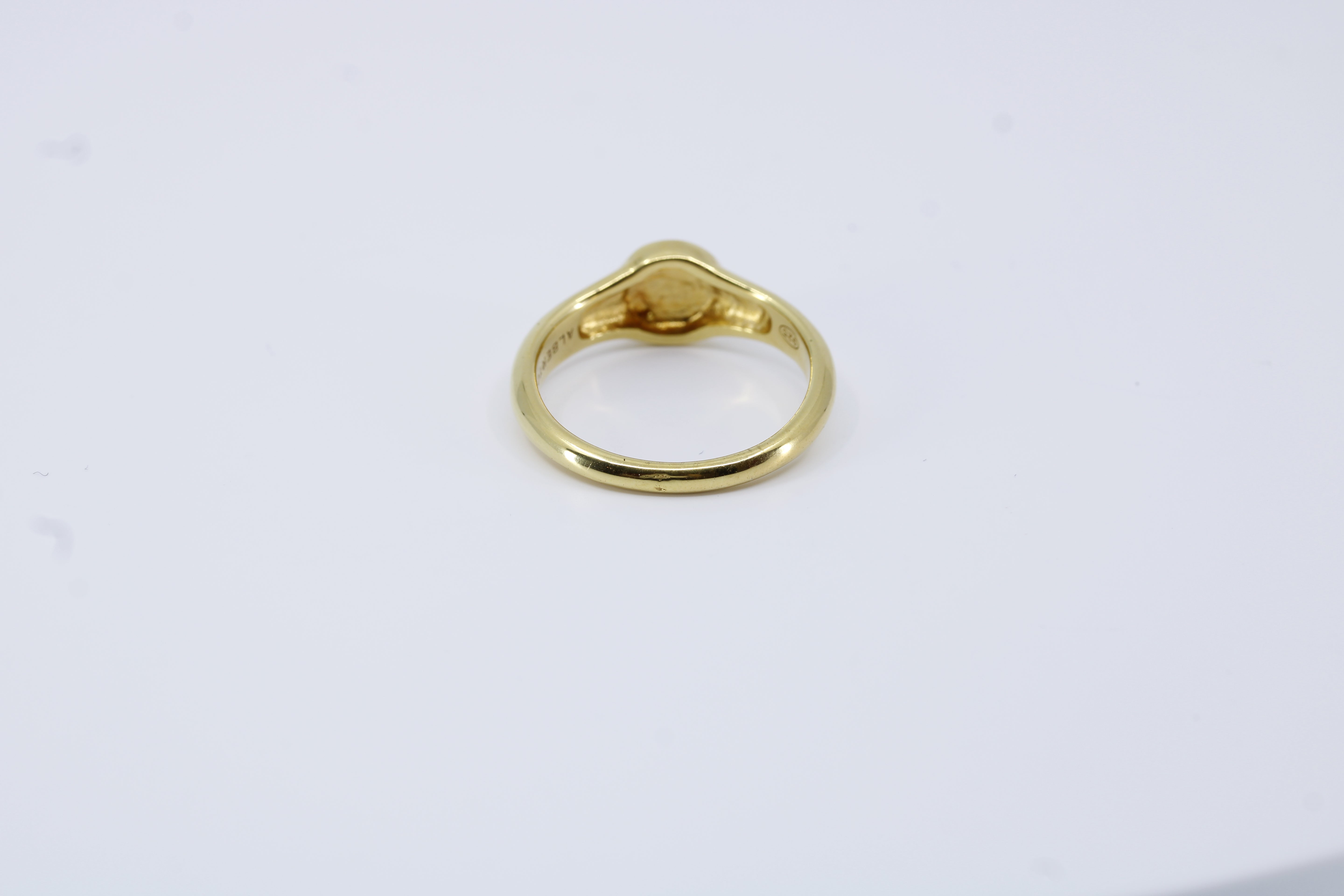 Linea 18K Gold Vermeil Signet Band Ring