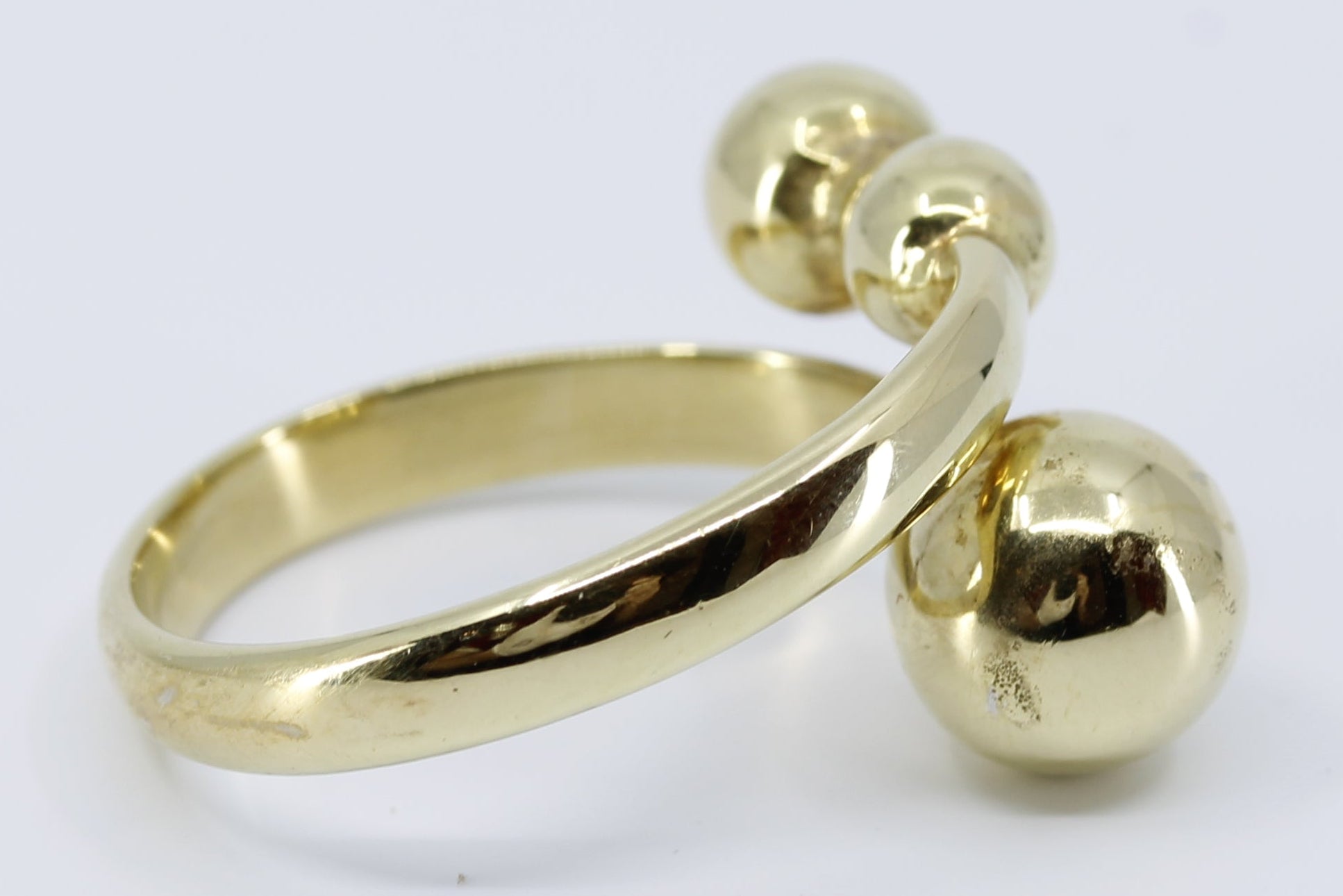 CELESTIA 18K Gold Vermeil Overlap Band Ring