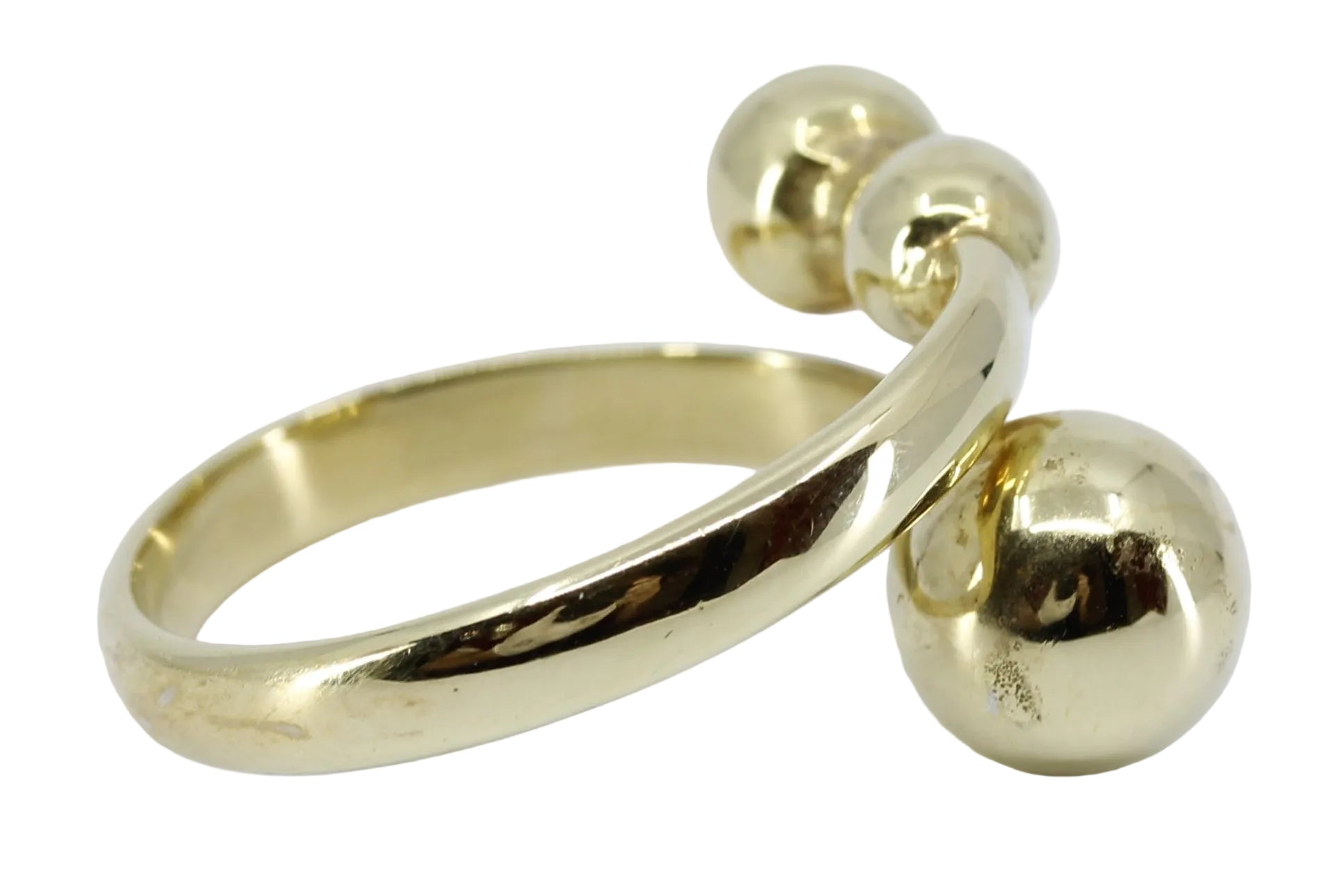 CELESTIA 18K Gold Vermeil Overlap Band Ring