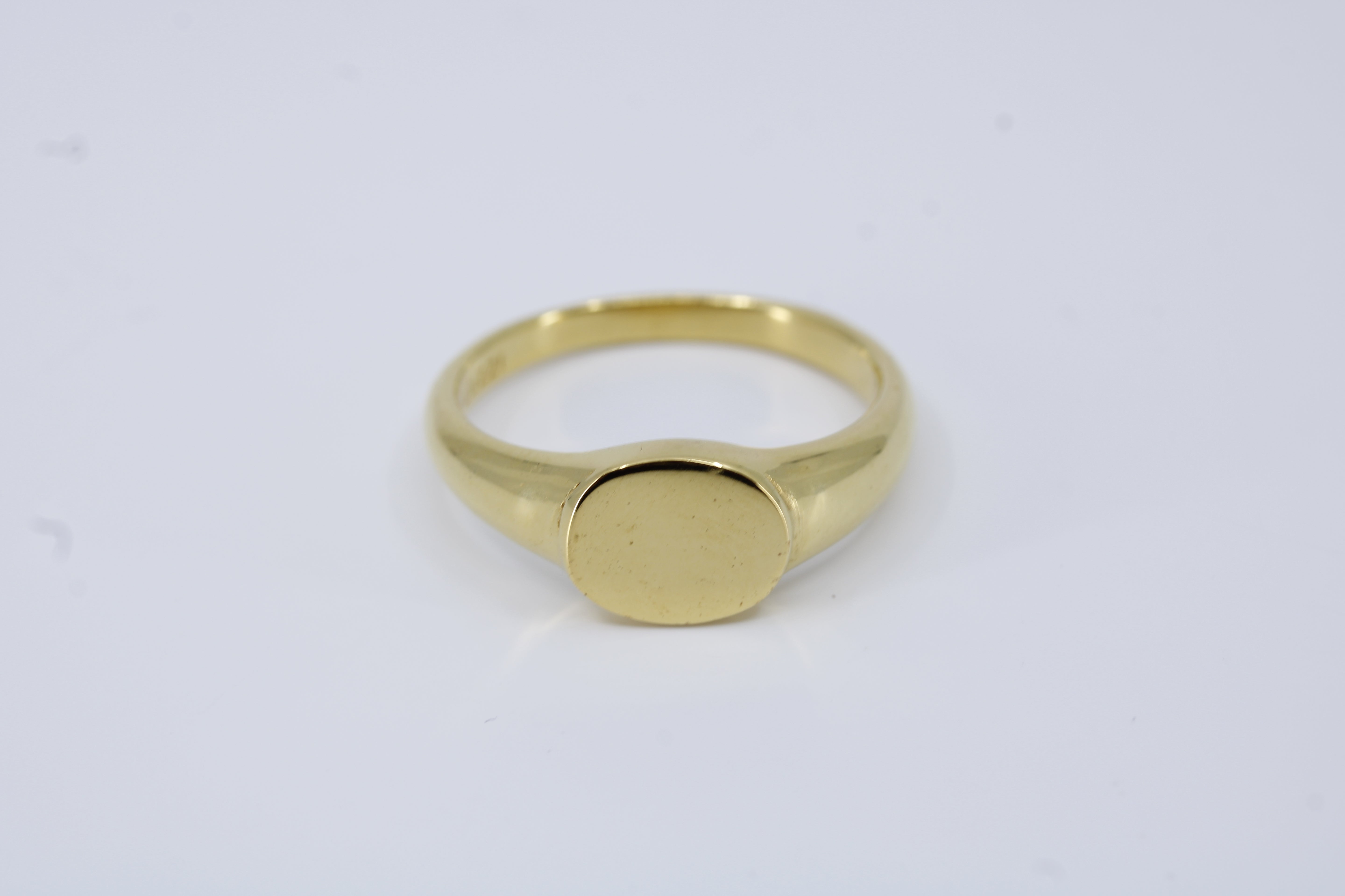 Linea 18K Gold Vermeil Bold Signet Band Ring