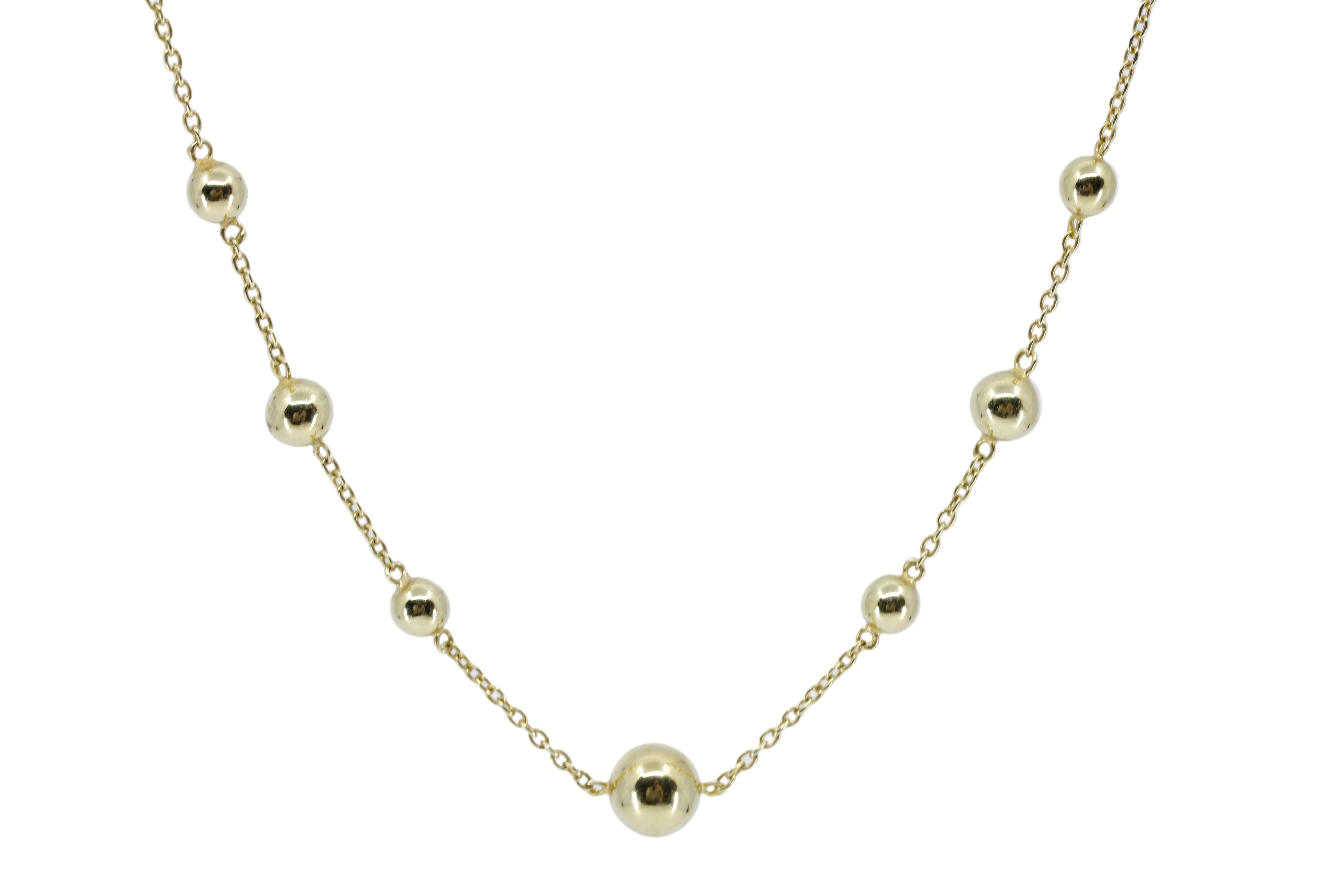 CELESTIA 18K Gold Vermeil Station Necklace