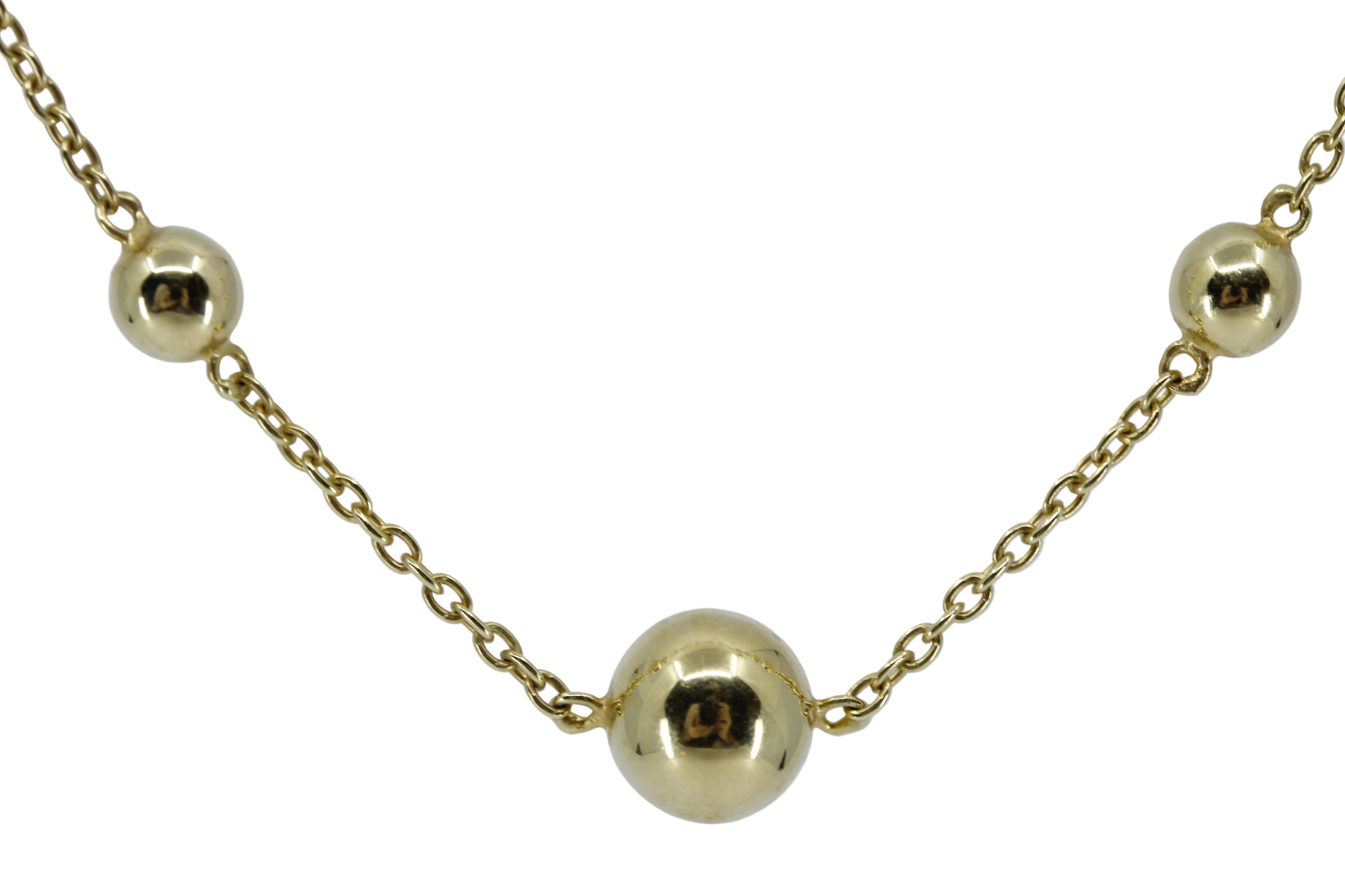 CELESTIA 18K Gold Vermeil Station Necklace