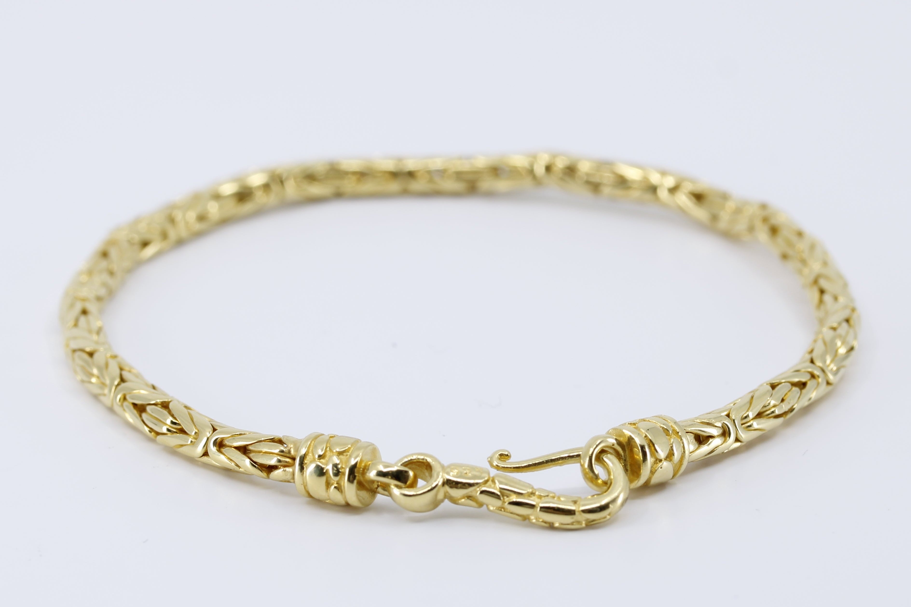 DALILA 18K Gold Vermeil Byzantine Chain Bracelet