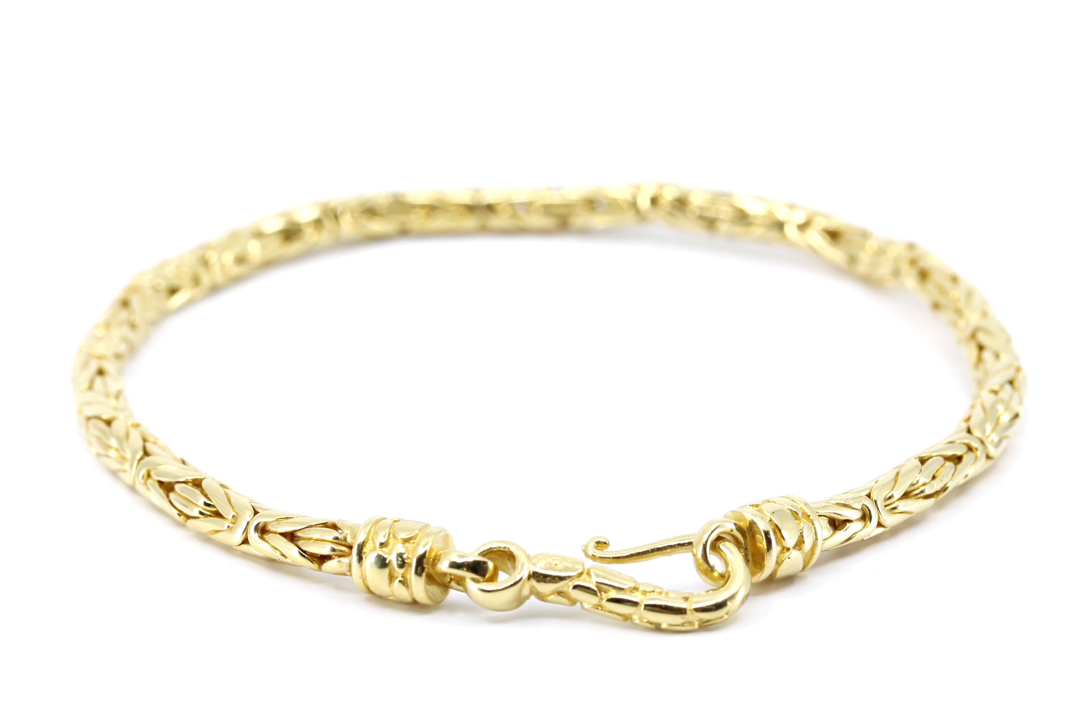 DALILA 18K Gold Vermeil Byzantine Chain Bracelet