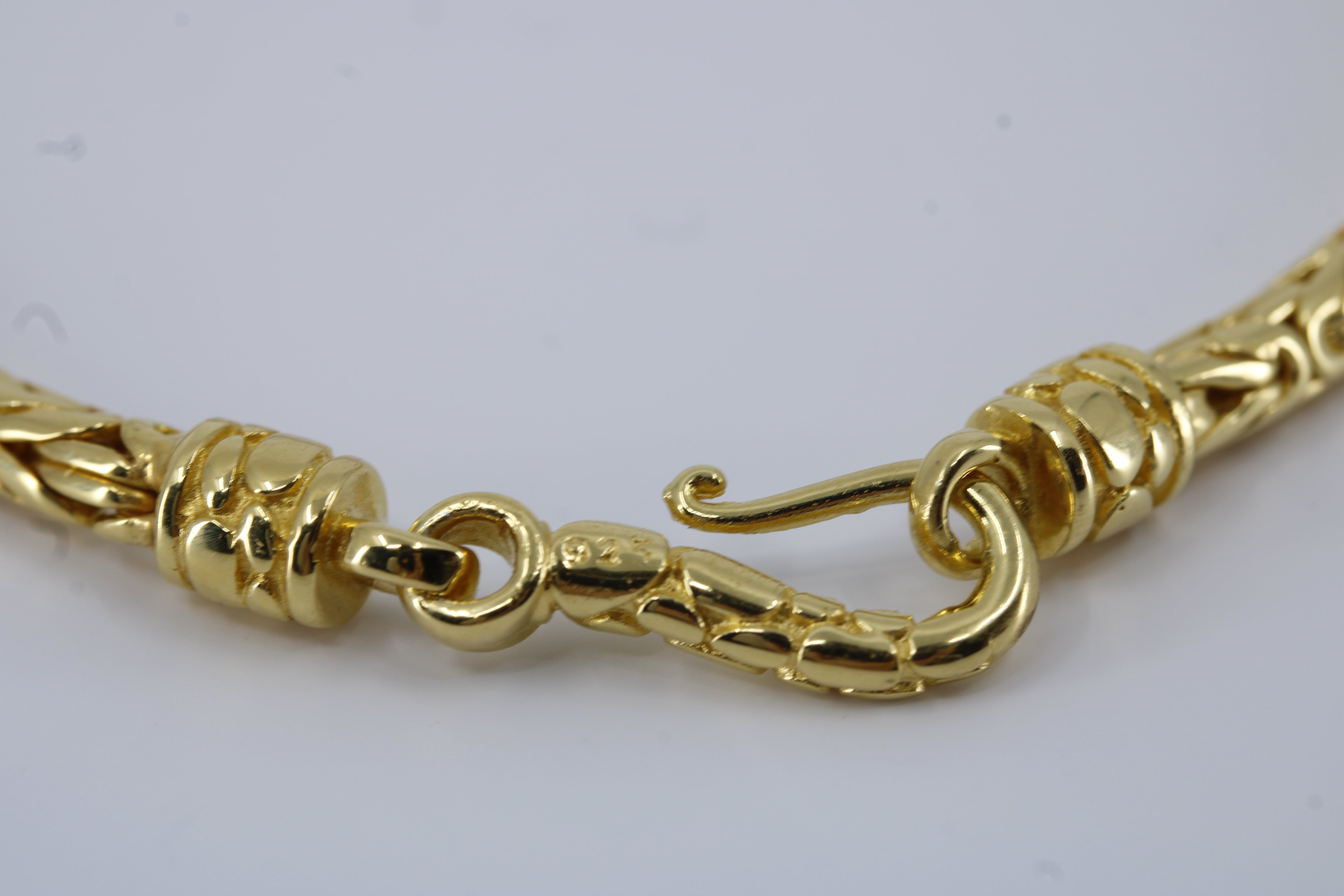 Casa Bali 18K Gold Vermeil Byzantine Chain Bracelet