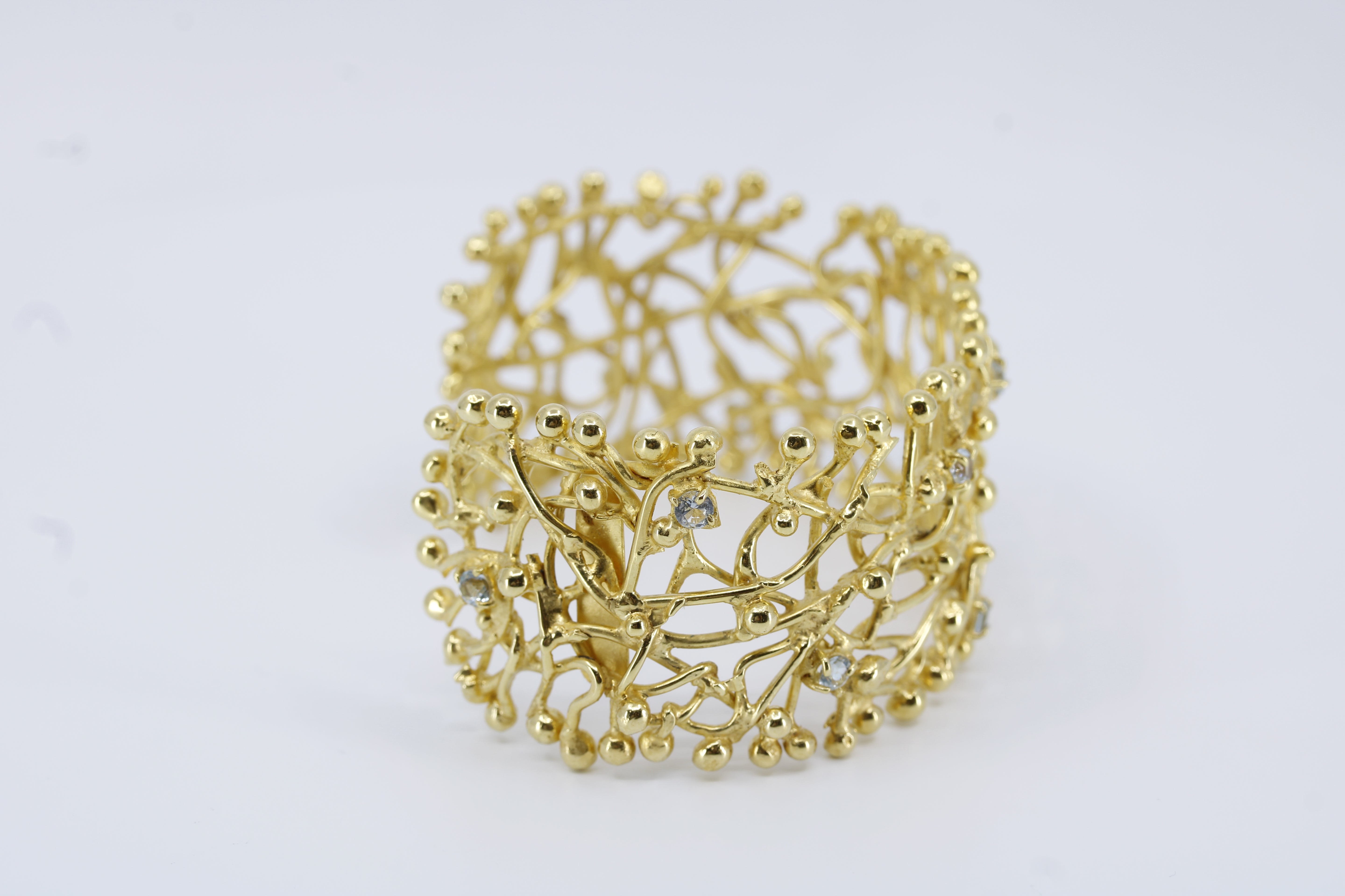 MAREA Cuff Bracelet with Topaz