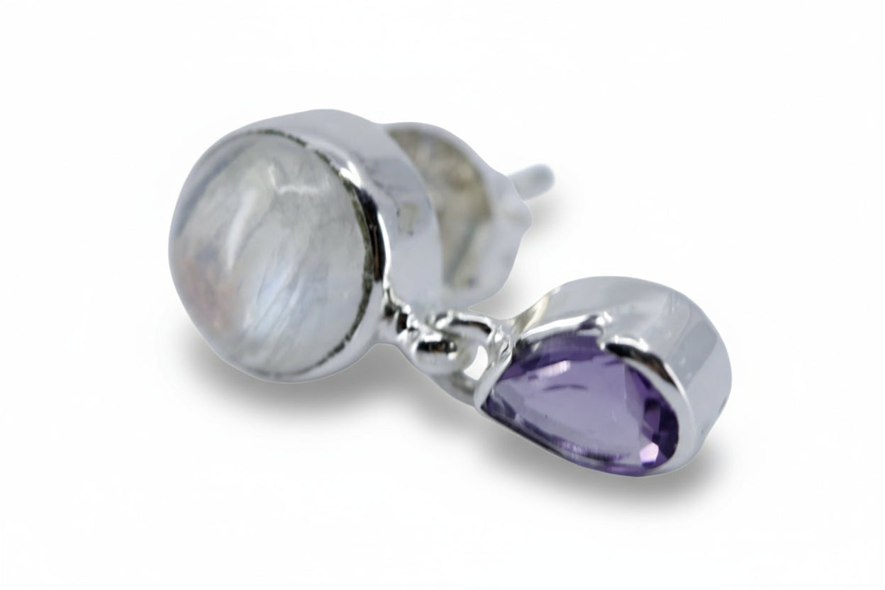 AURORA Amethyst Drop Earrings