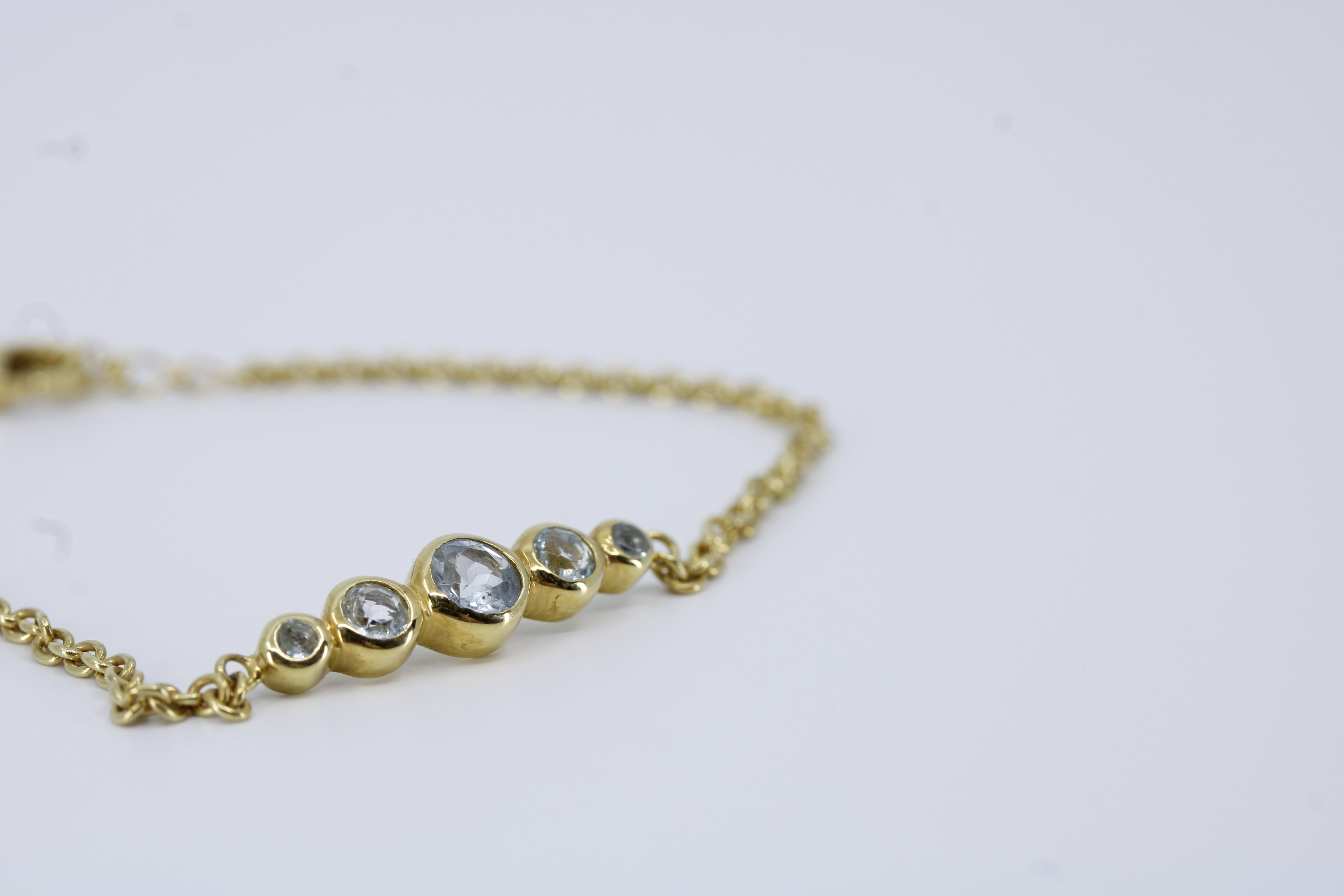Il Gattopardo Station Bracelet with Blue Topaz
