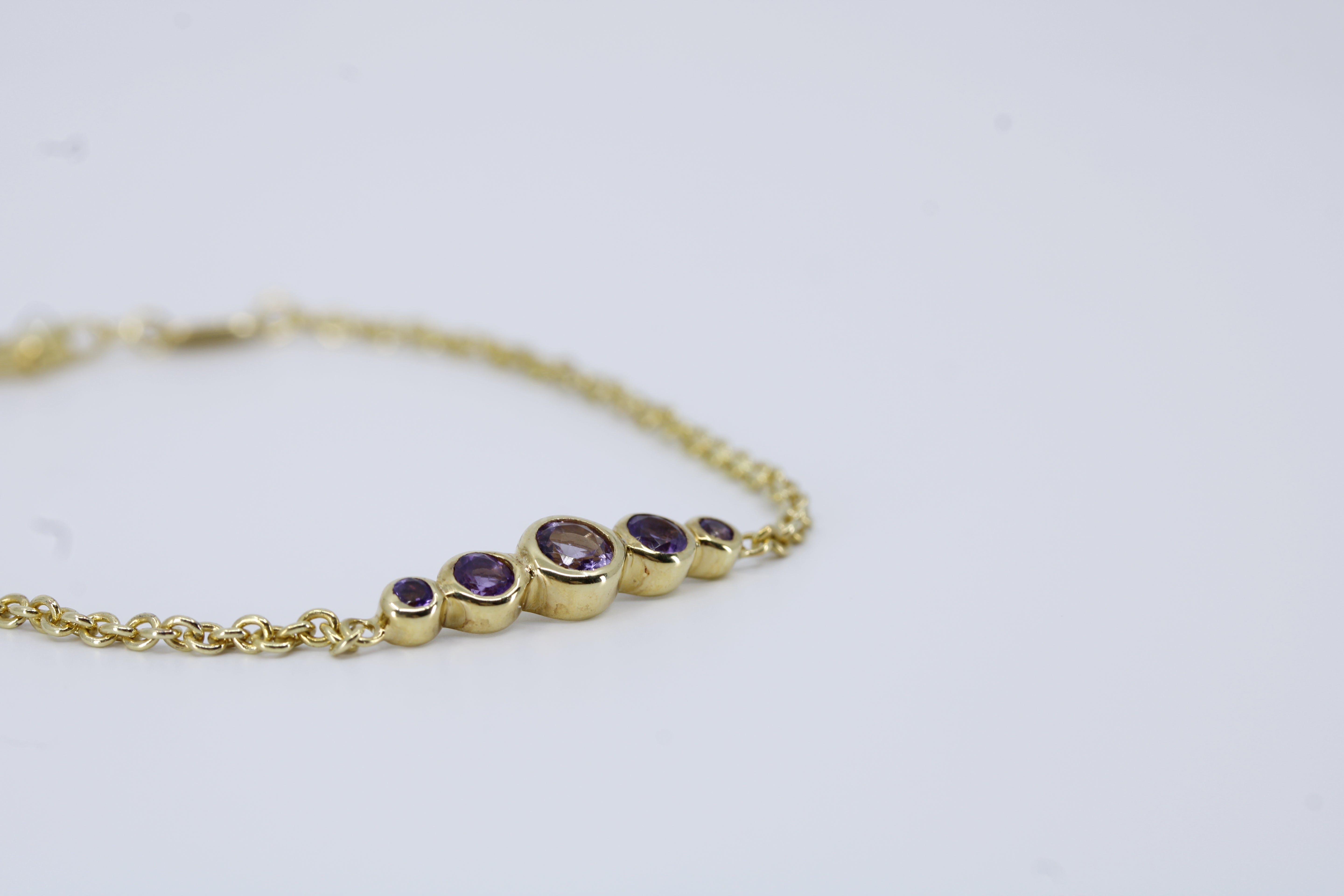 Il Gattopardo Station Bracelet with Amethyst