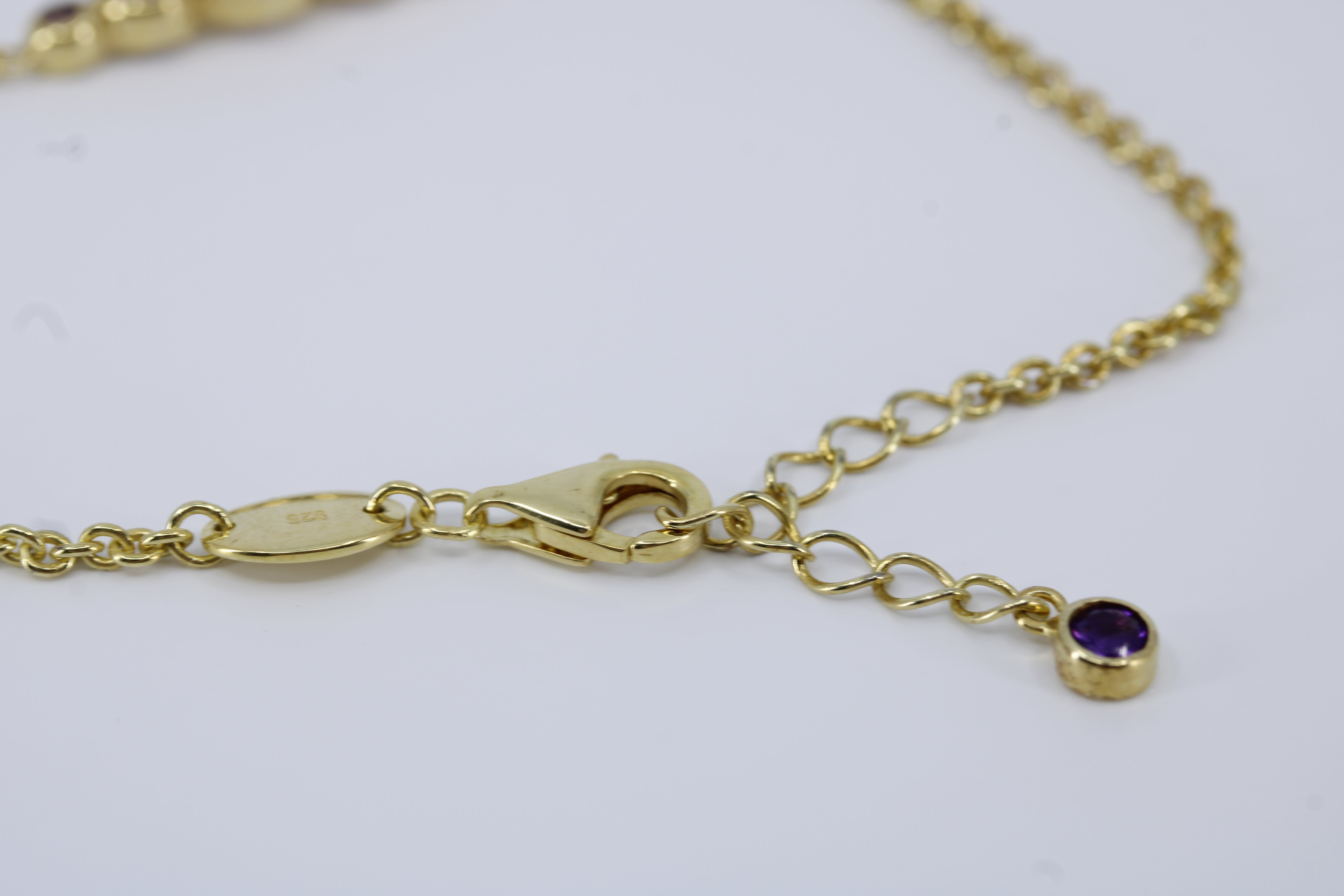Il Gattopardo Station Bracelet with Amethyst