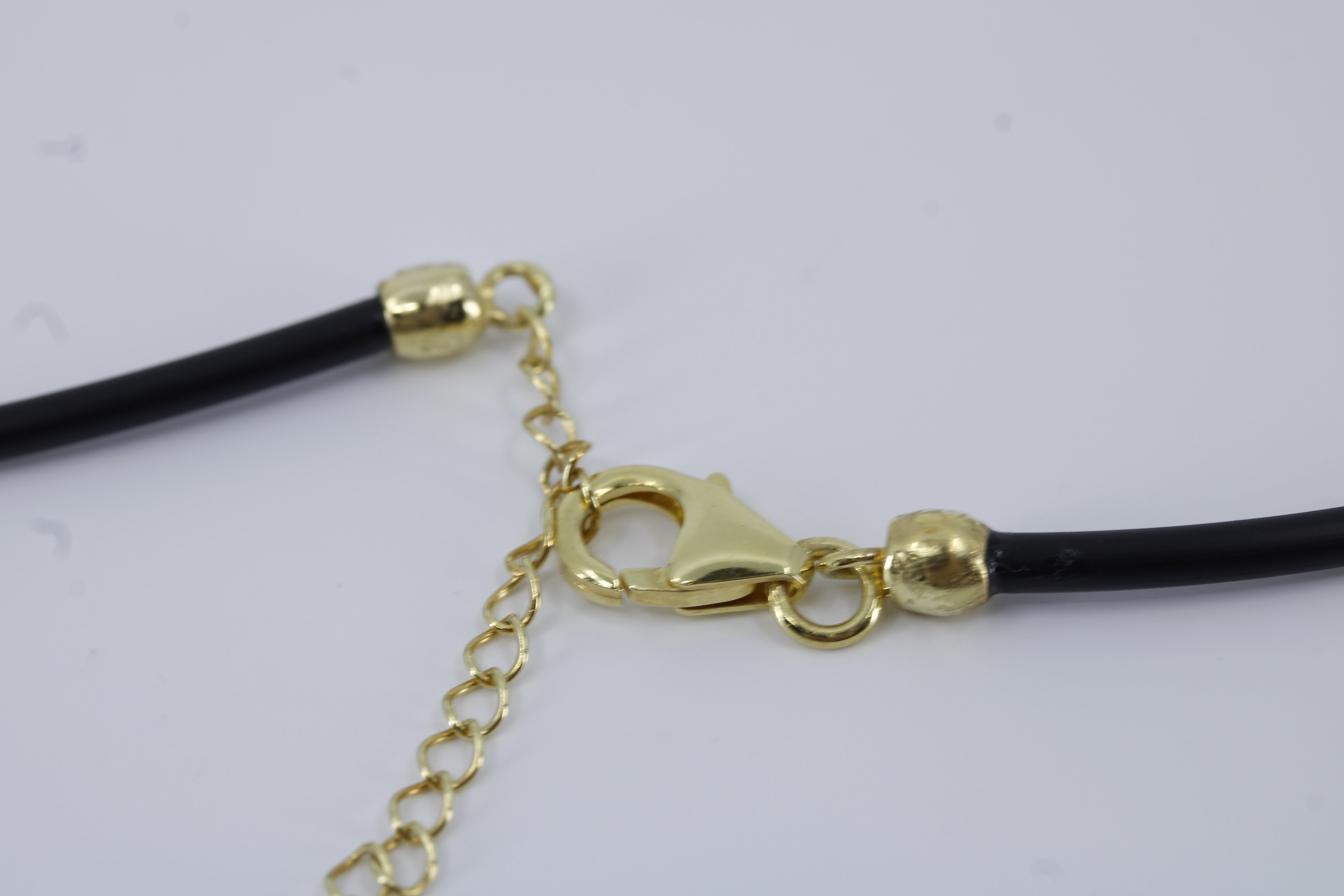 AL CANAL 18K Gold Vermeil Column Pendant