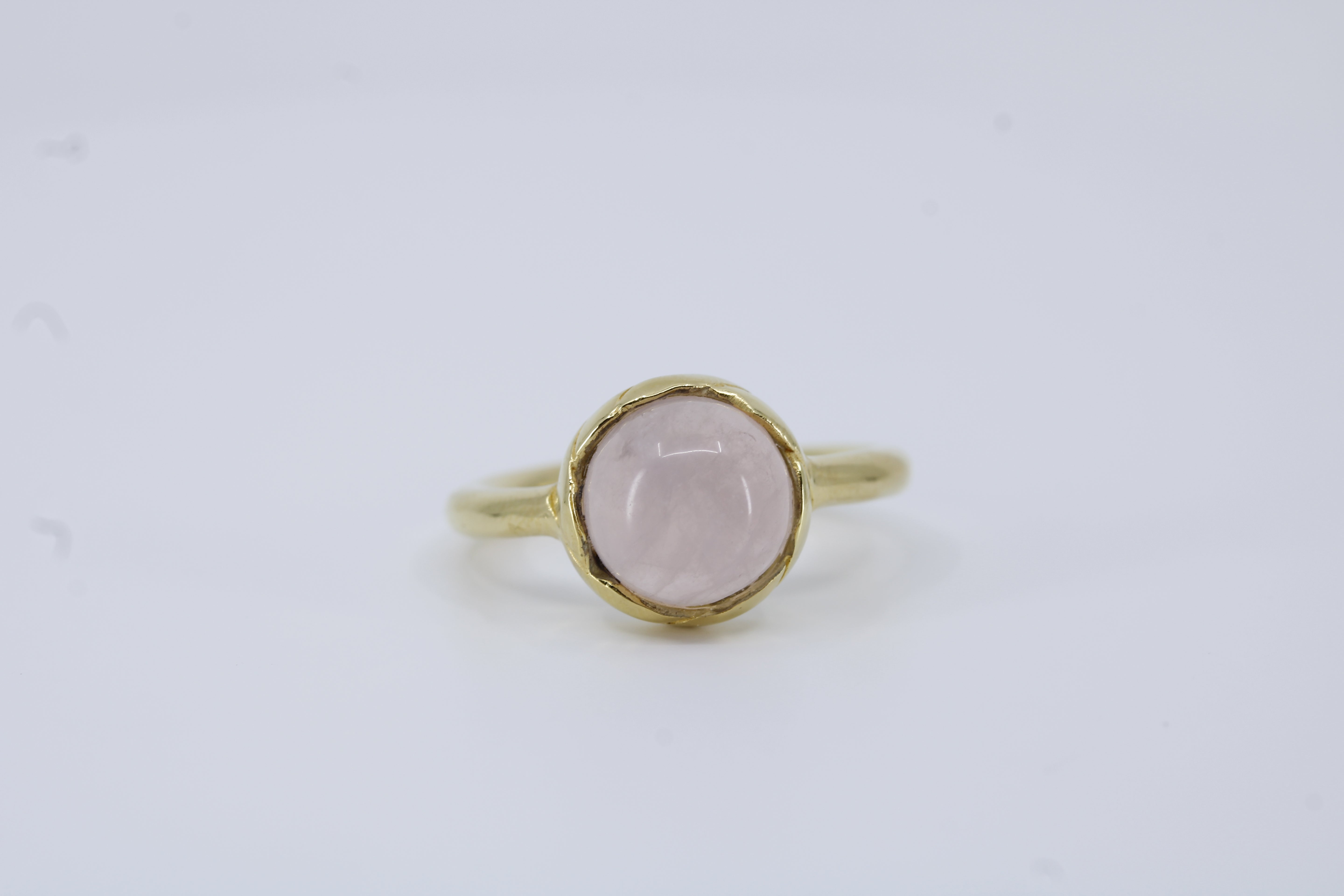 Il Gattopardo Domed Rose Quartz Ring