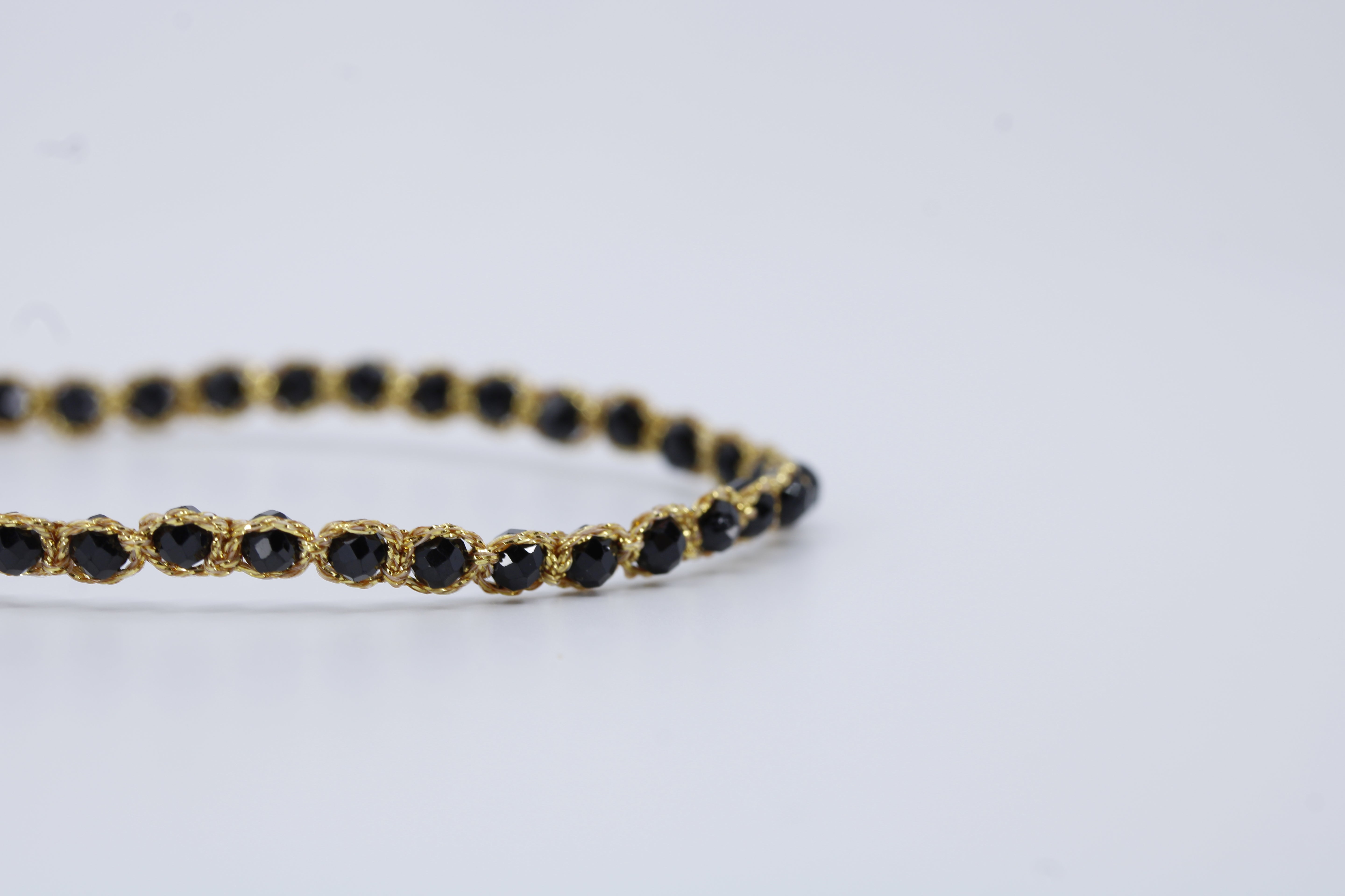 TALI Bracelet with Black Spinel
