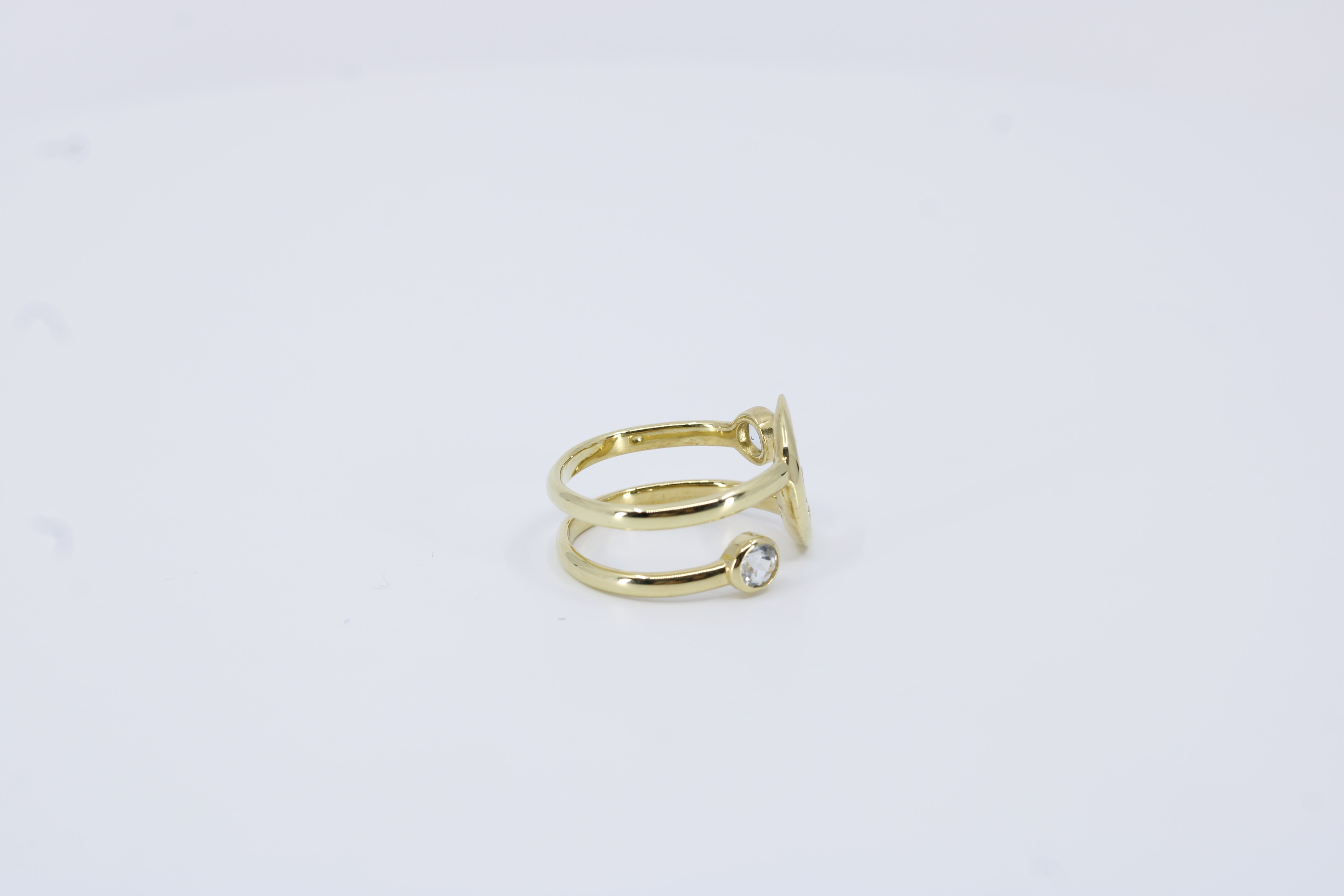 Il Gattopardo Ring with Blue Topaz
