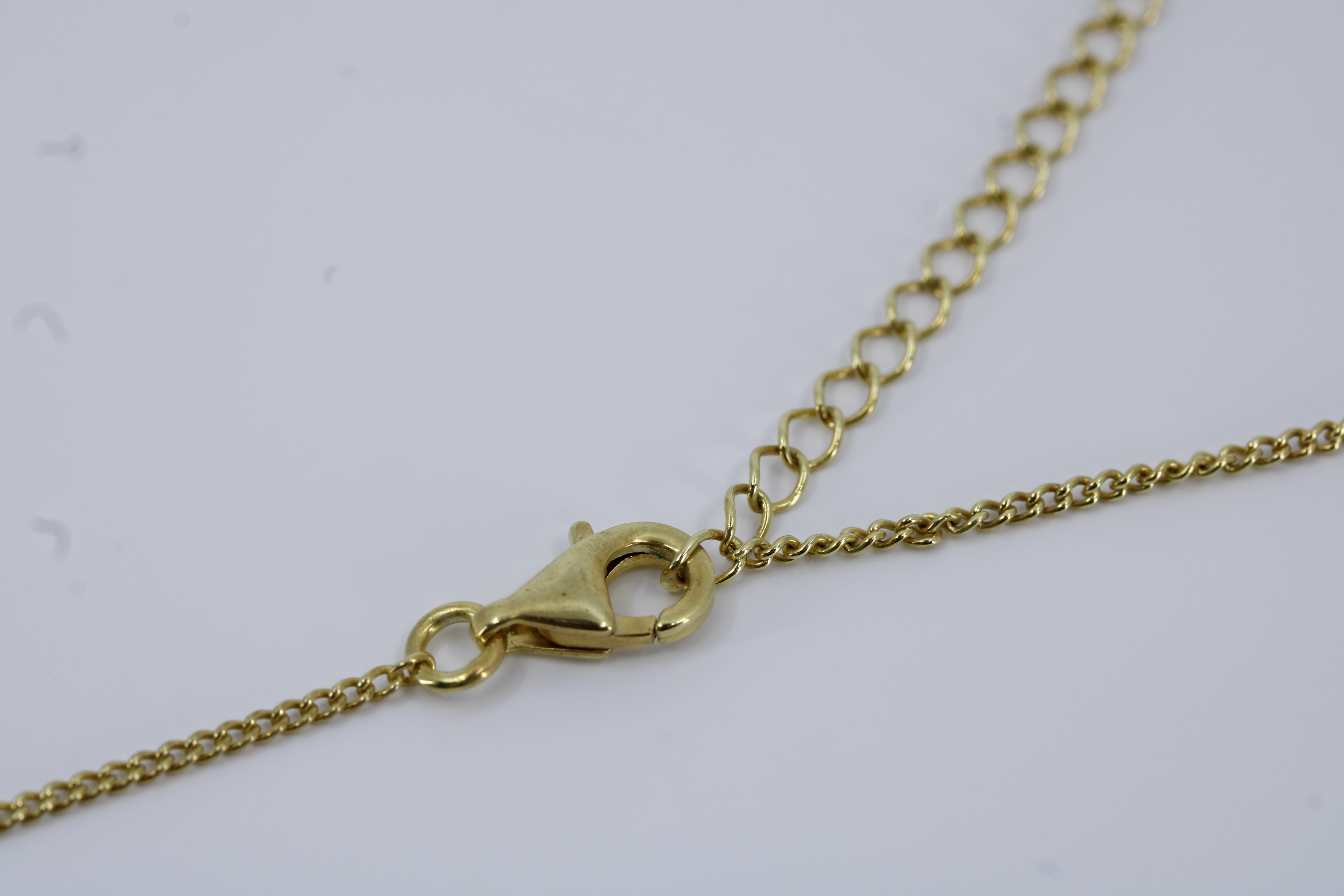 Salina Chain Link Necklace with Citrine