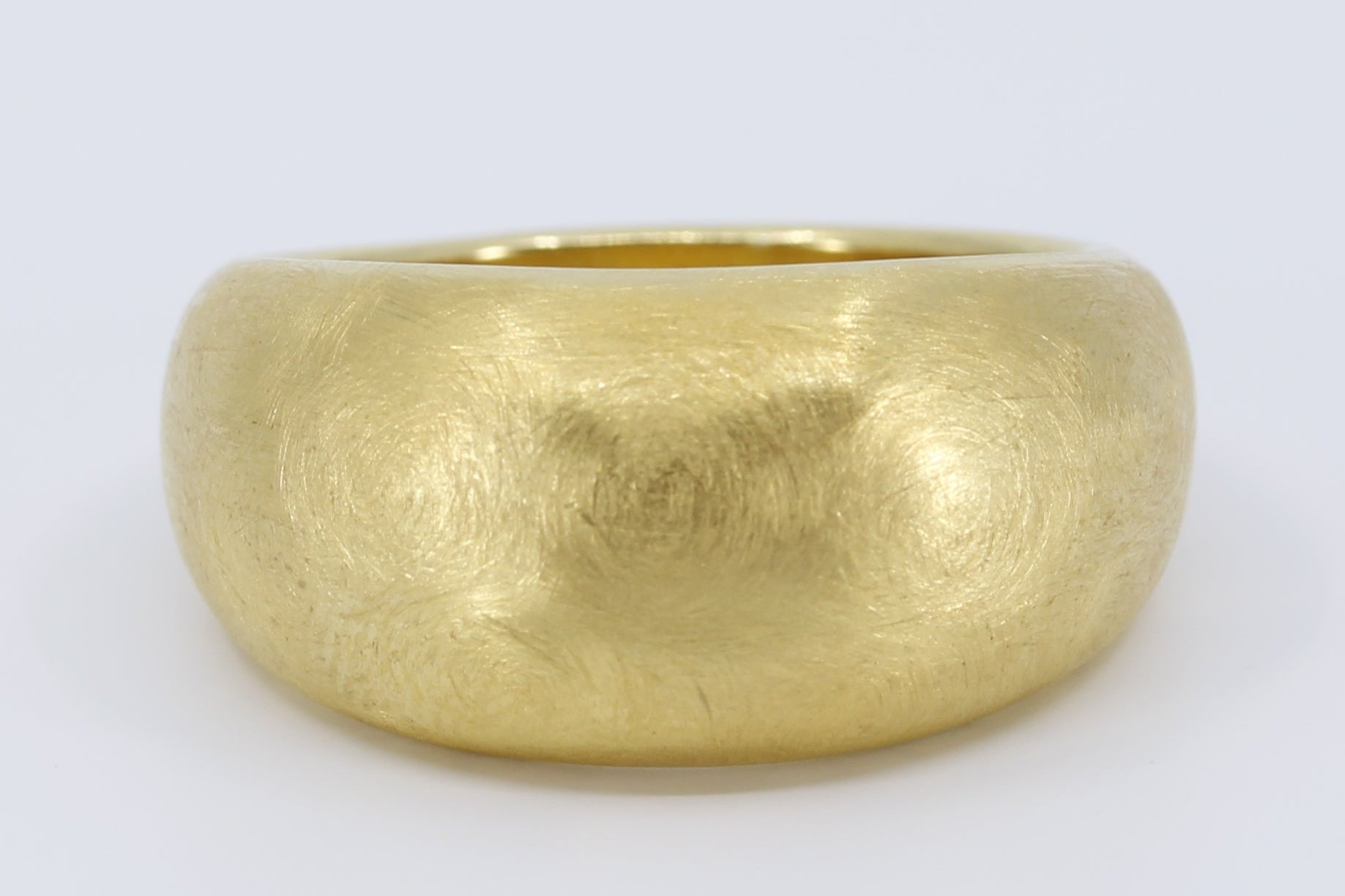 ASCENT 18K Gold Vermeil Molten Dome Band Ring