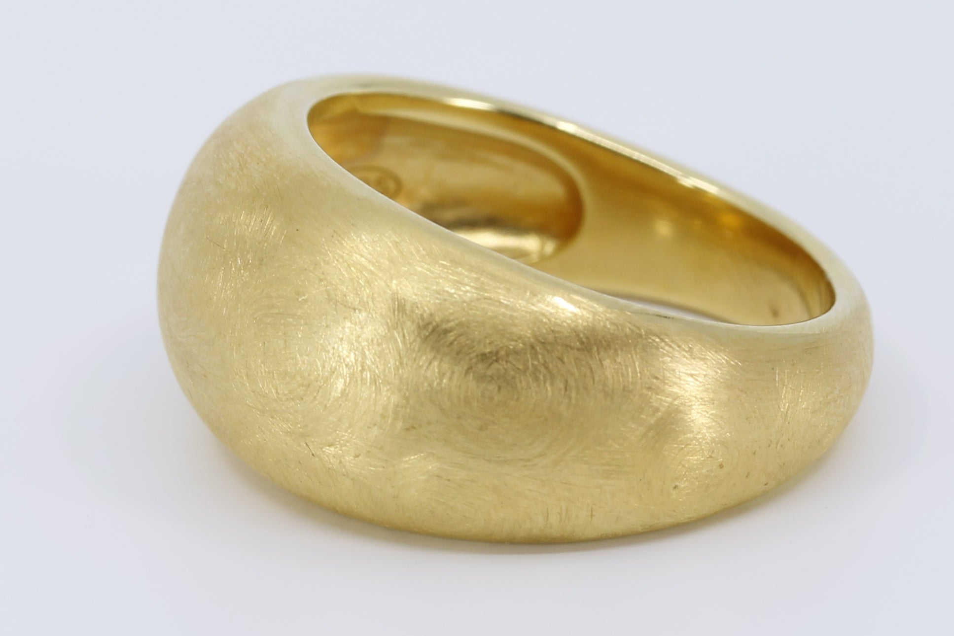 ASCENT 18K Gold Vermeil Molten Dome Band Ring