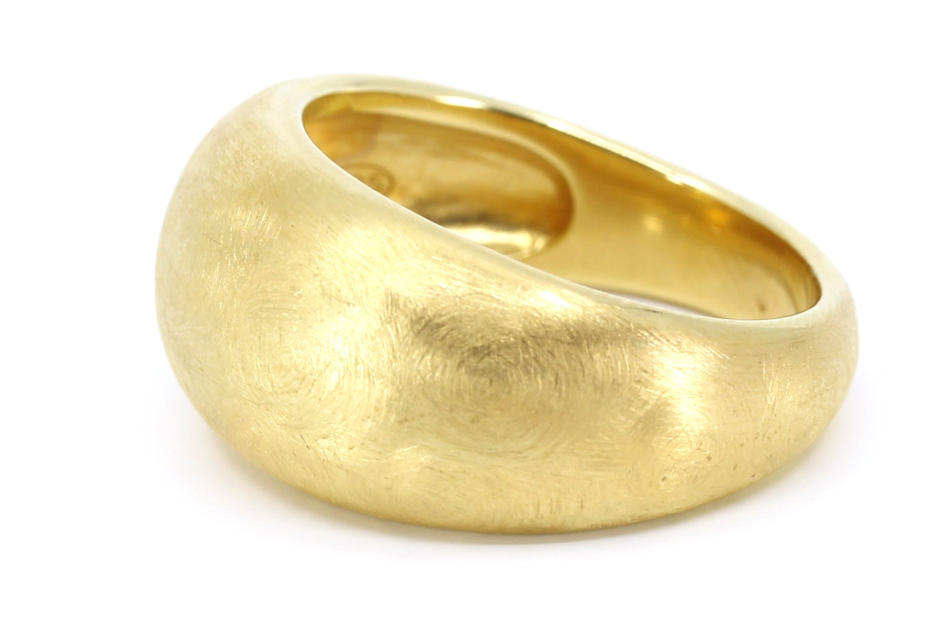 ASCENT 18K Gold Vermeil Molten Dome Band Ring