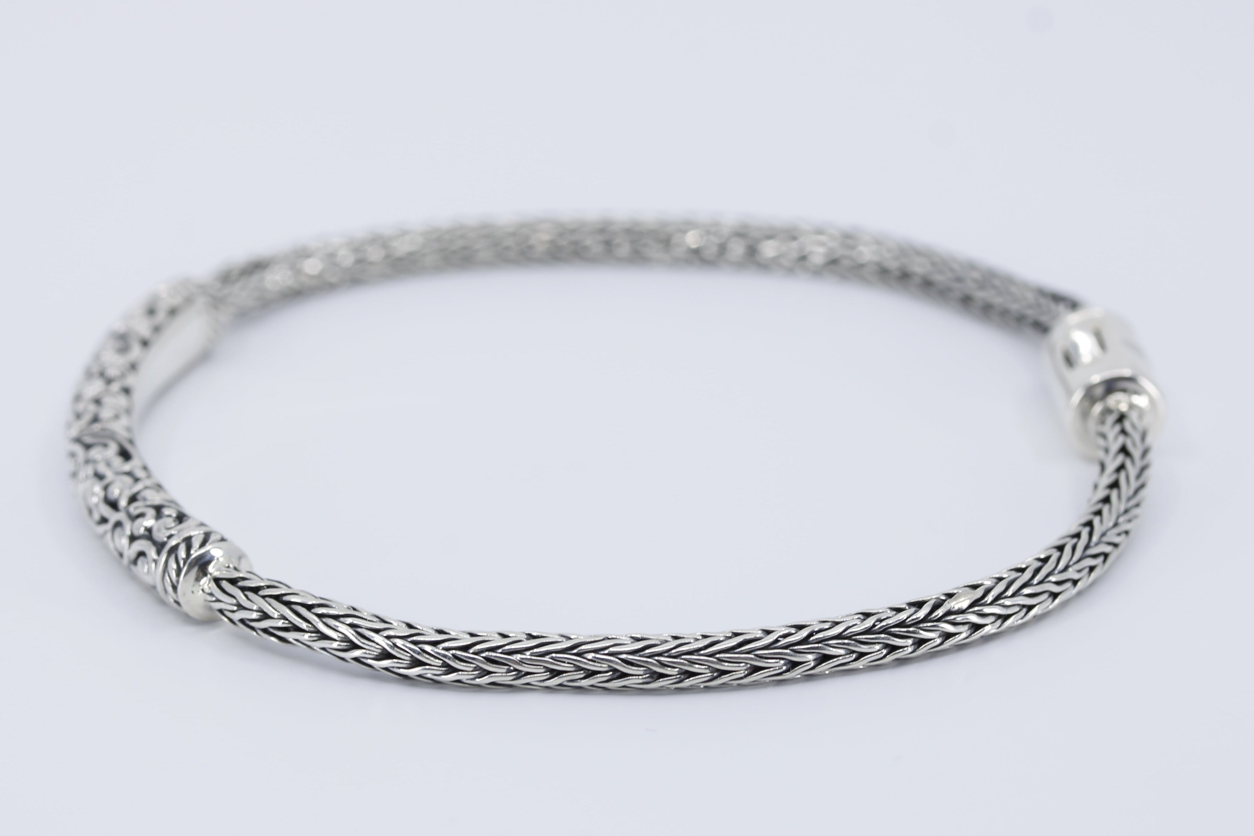 SREYA Carved Station Bracelet