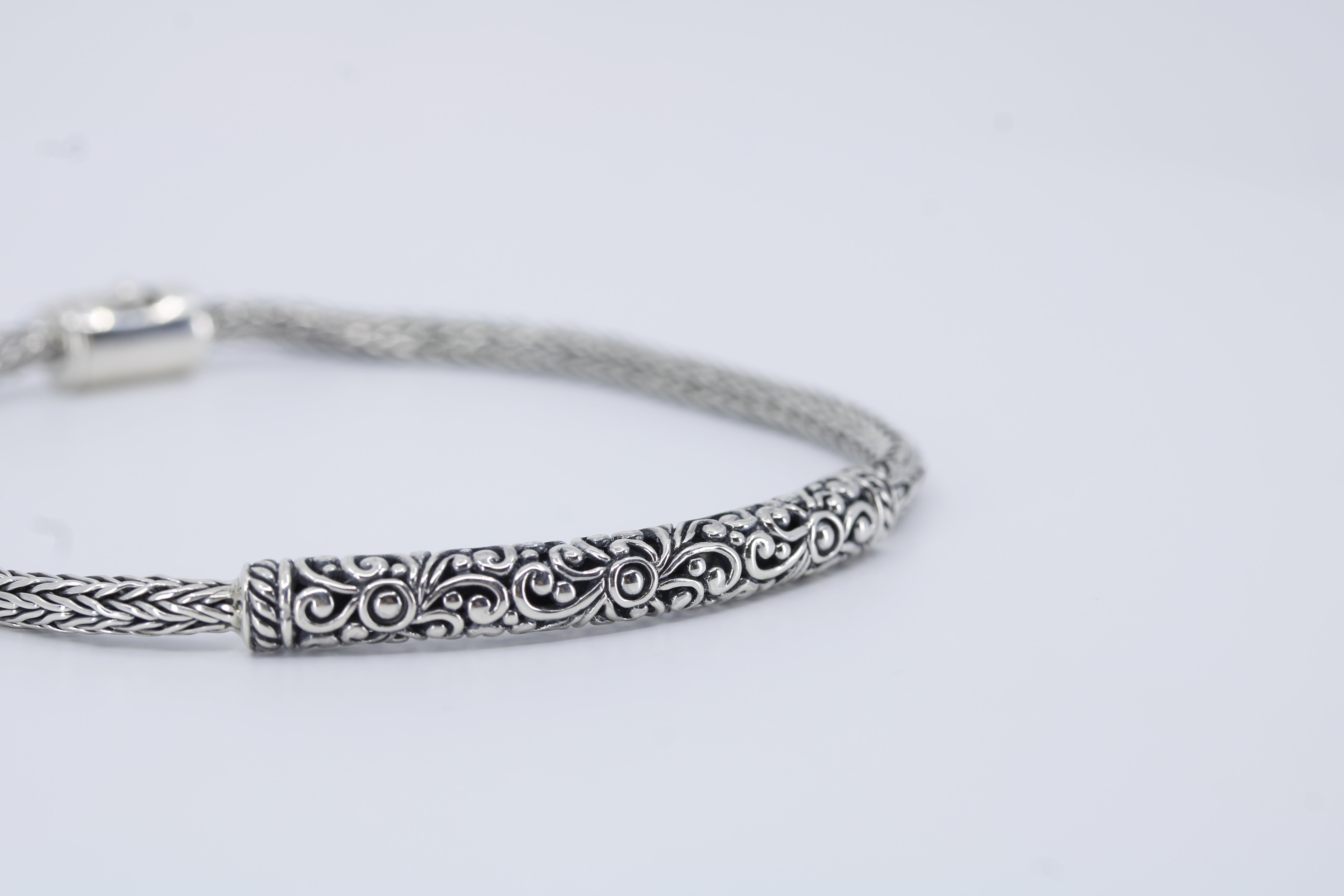 Casa Bali Carved Station Bracelet