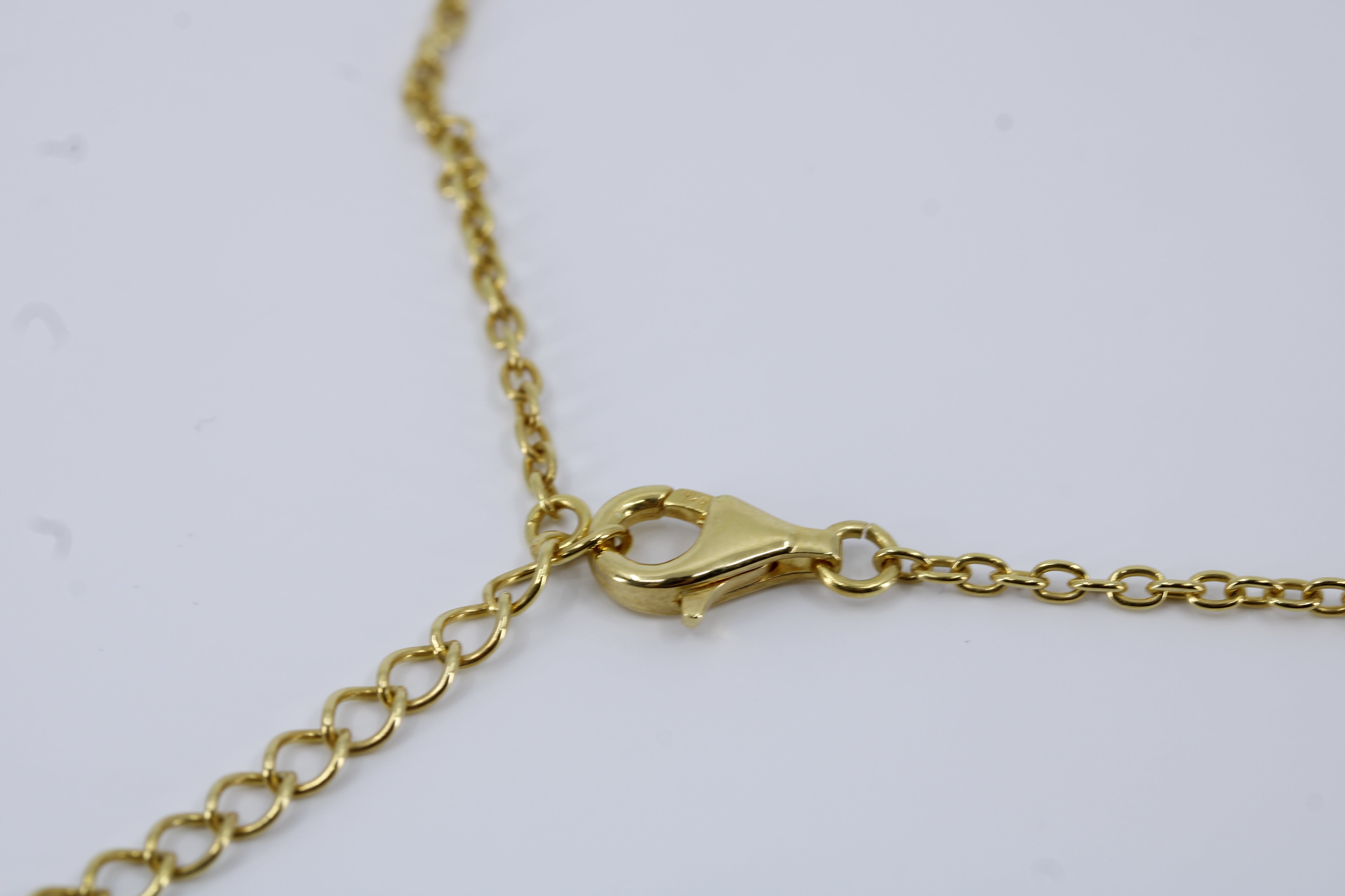 Il Gattopardo Multi Stone Drop Pendant Necklace