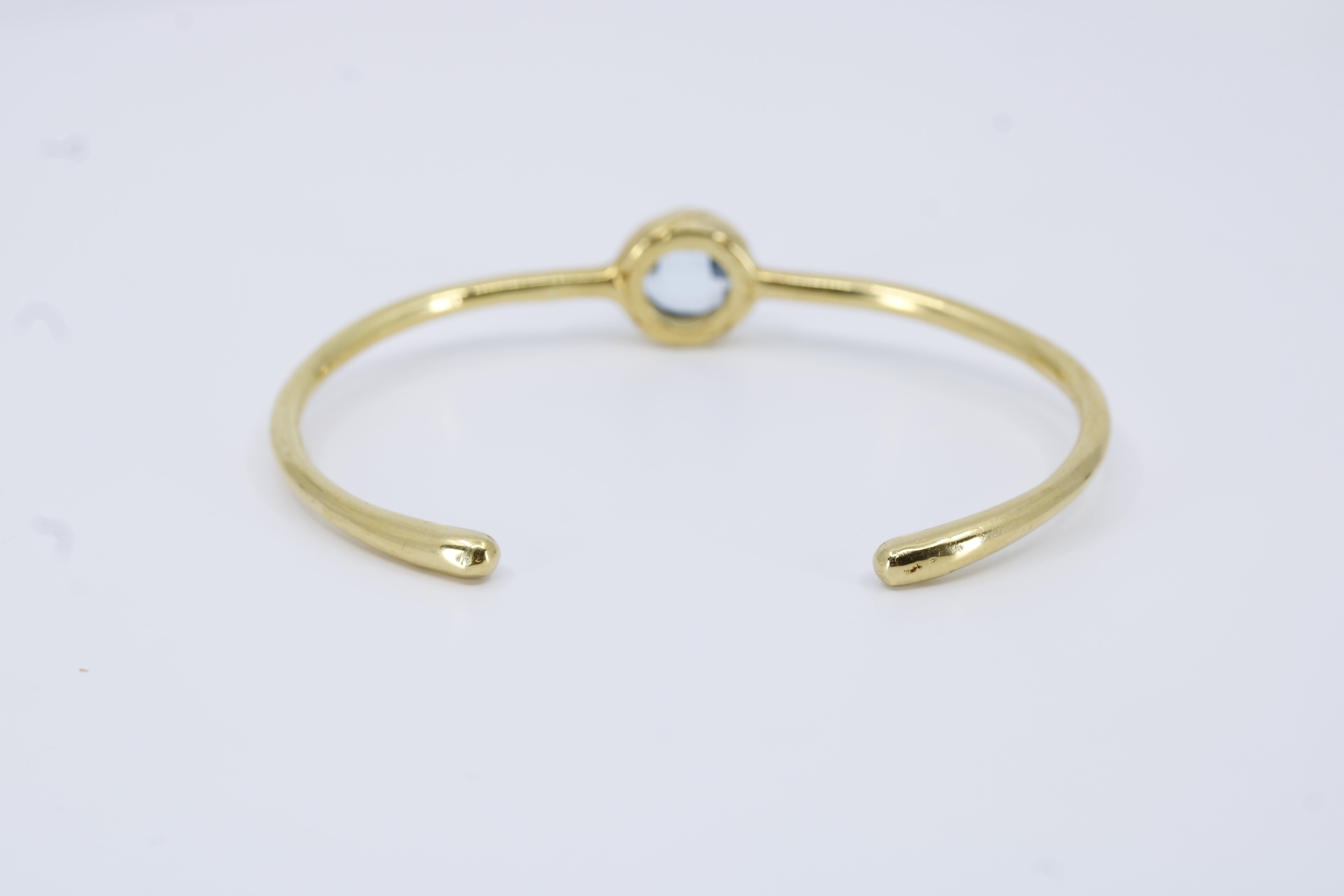 Il Gattopardo Blue Topaz Cuff Bracelet