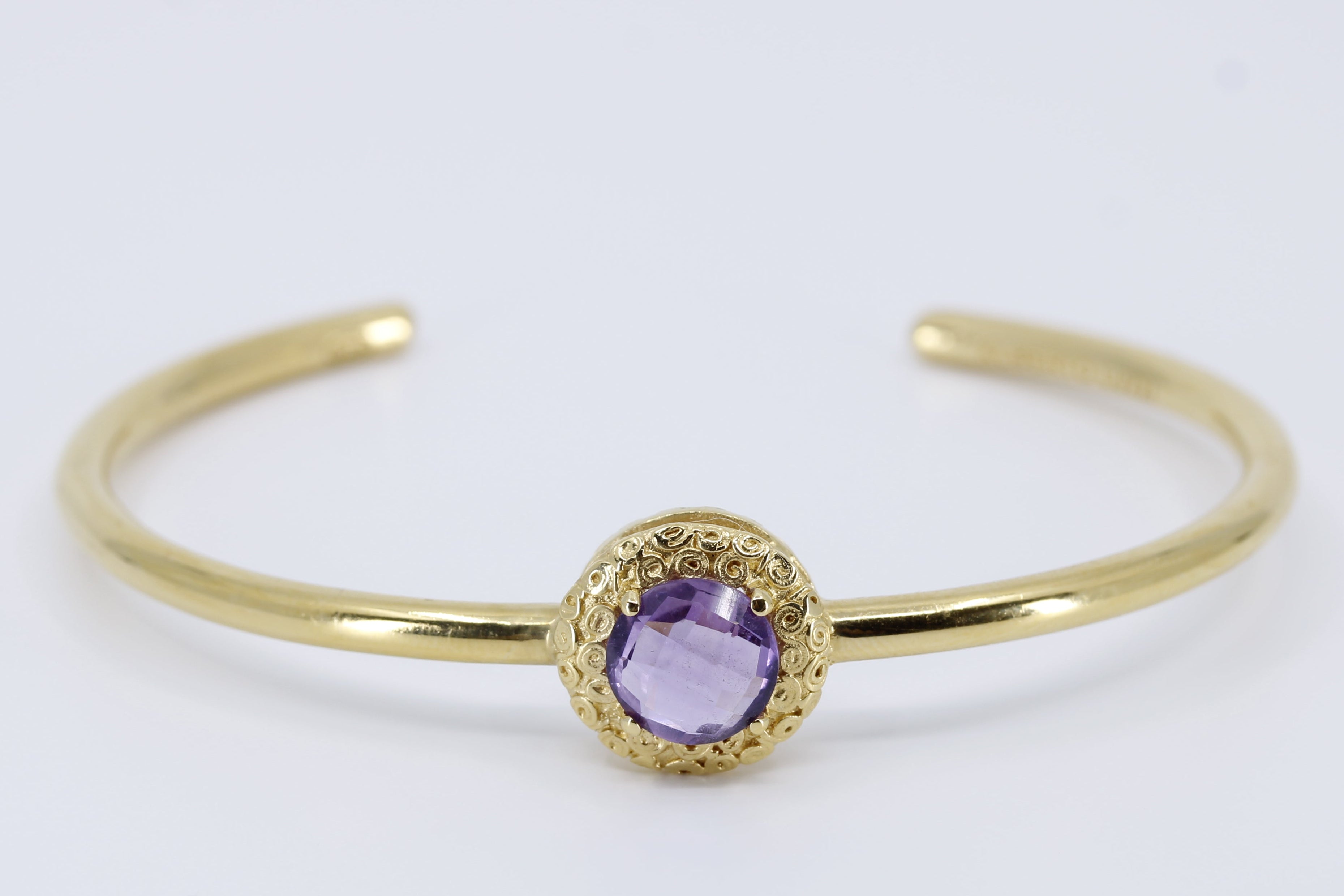 AURORA Amethyst Cuff Bracelet