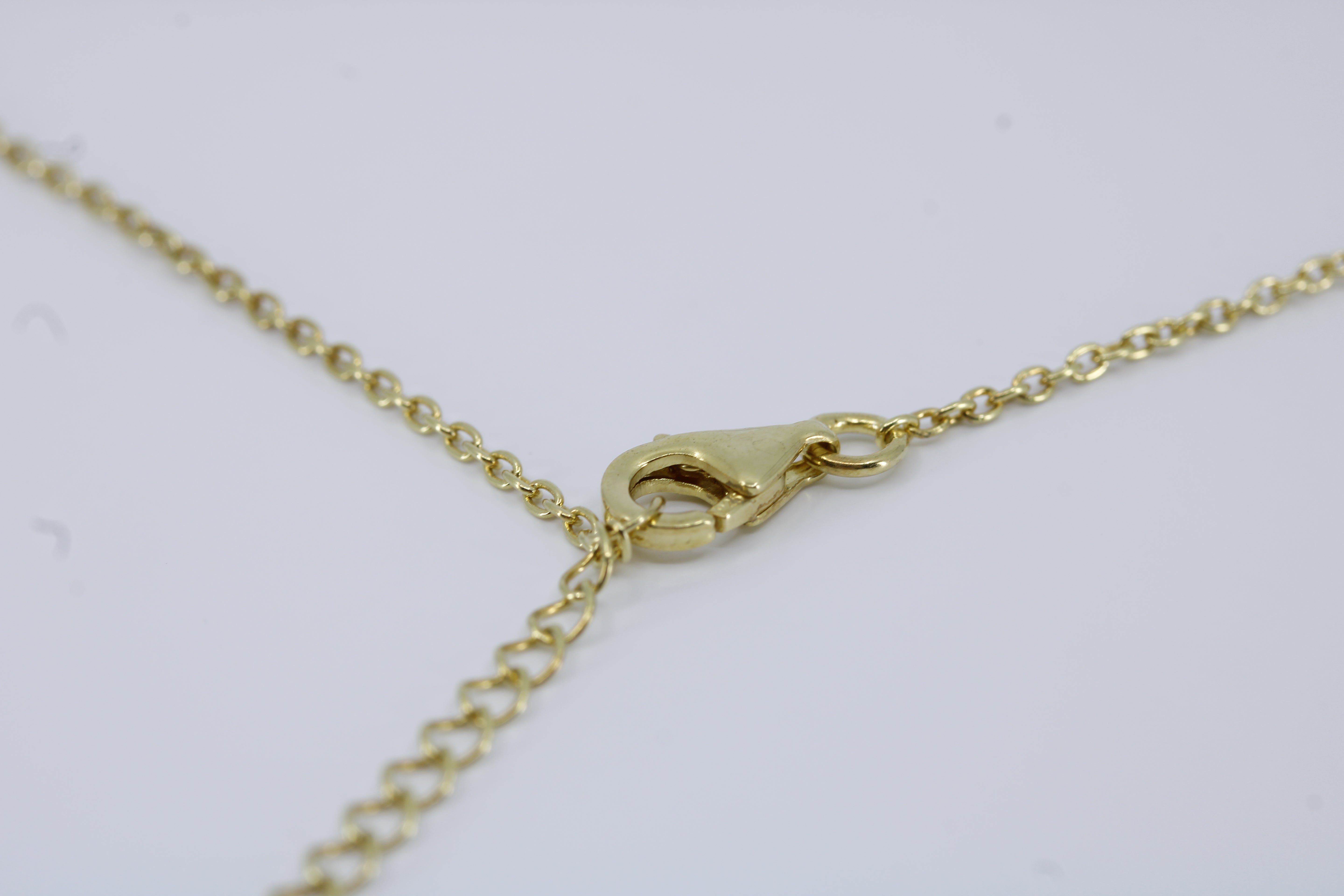 High Line Smoky Quartz Bar Pendant Necklace