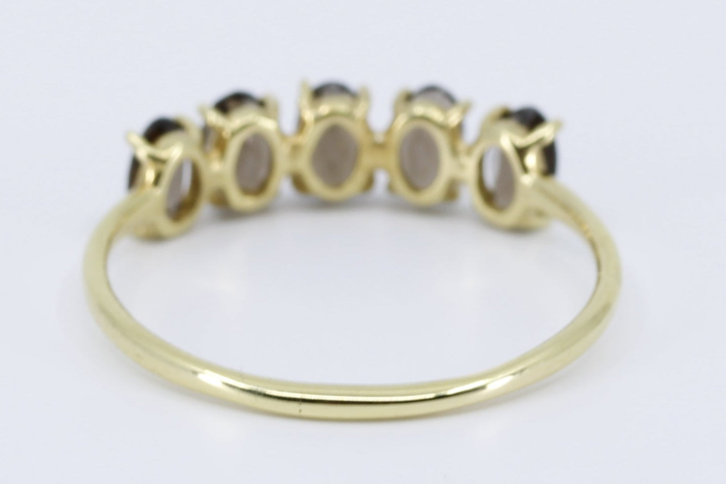 AURORA Smoky Quartz Bar Ring