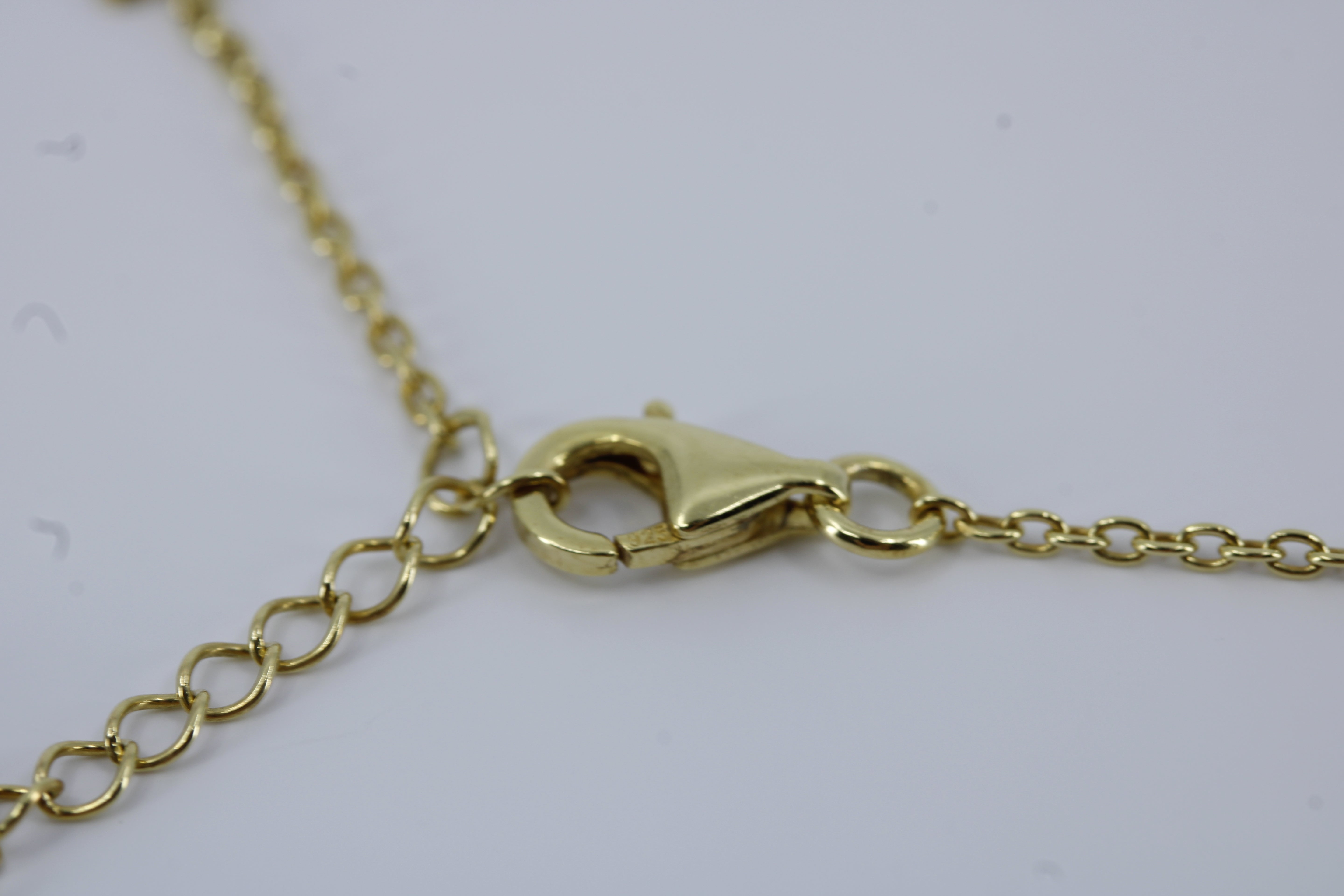 High Line Citrine Bar Pendant Necklace