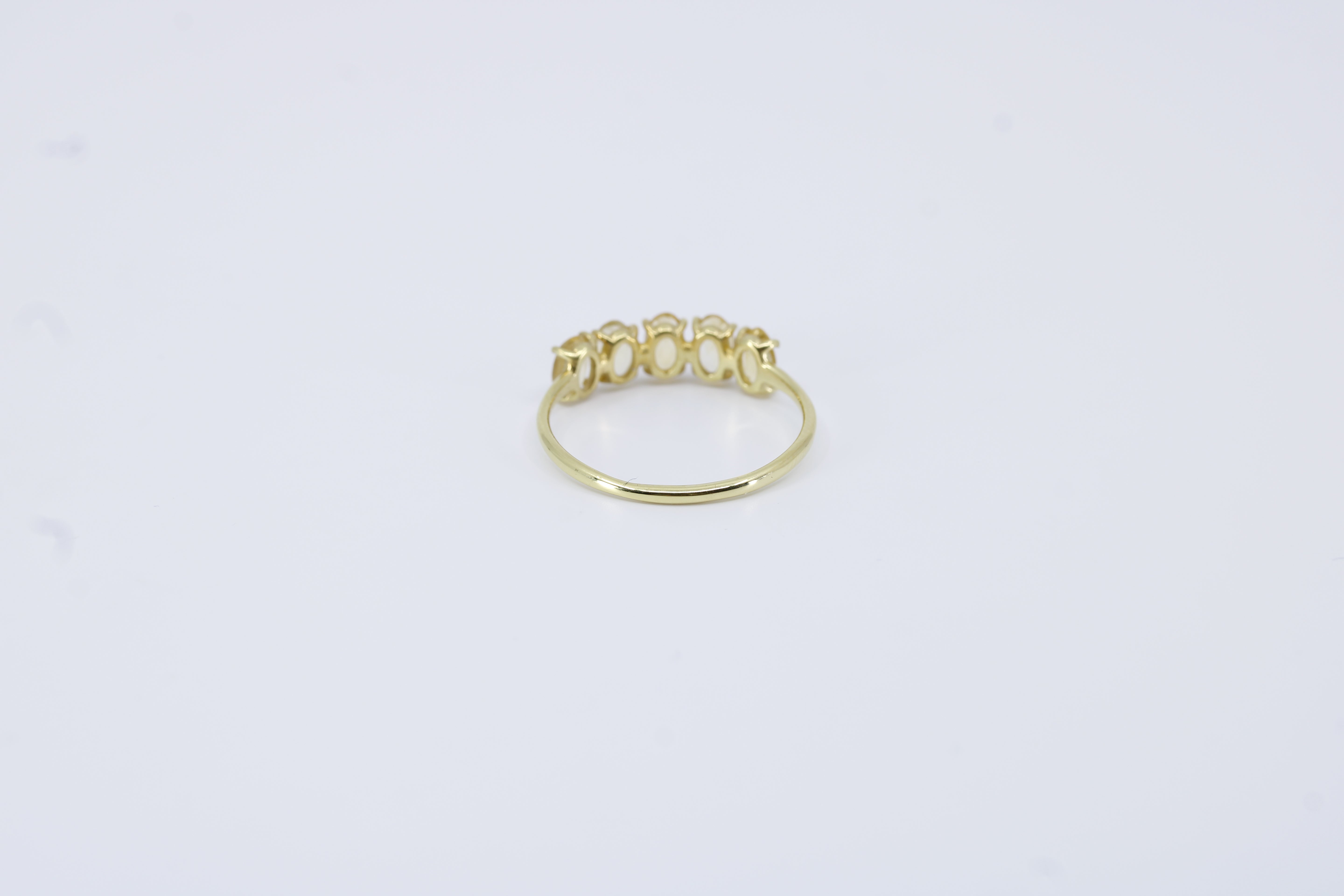 High Line Citrine Bar Ring