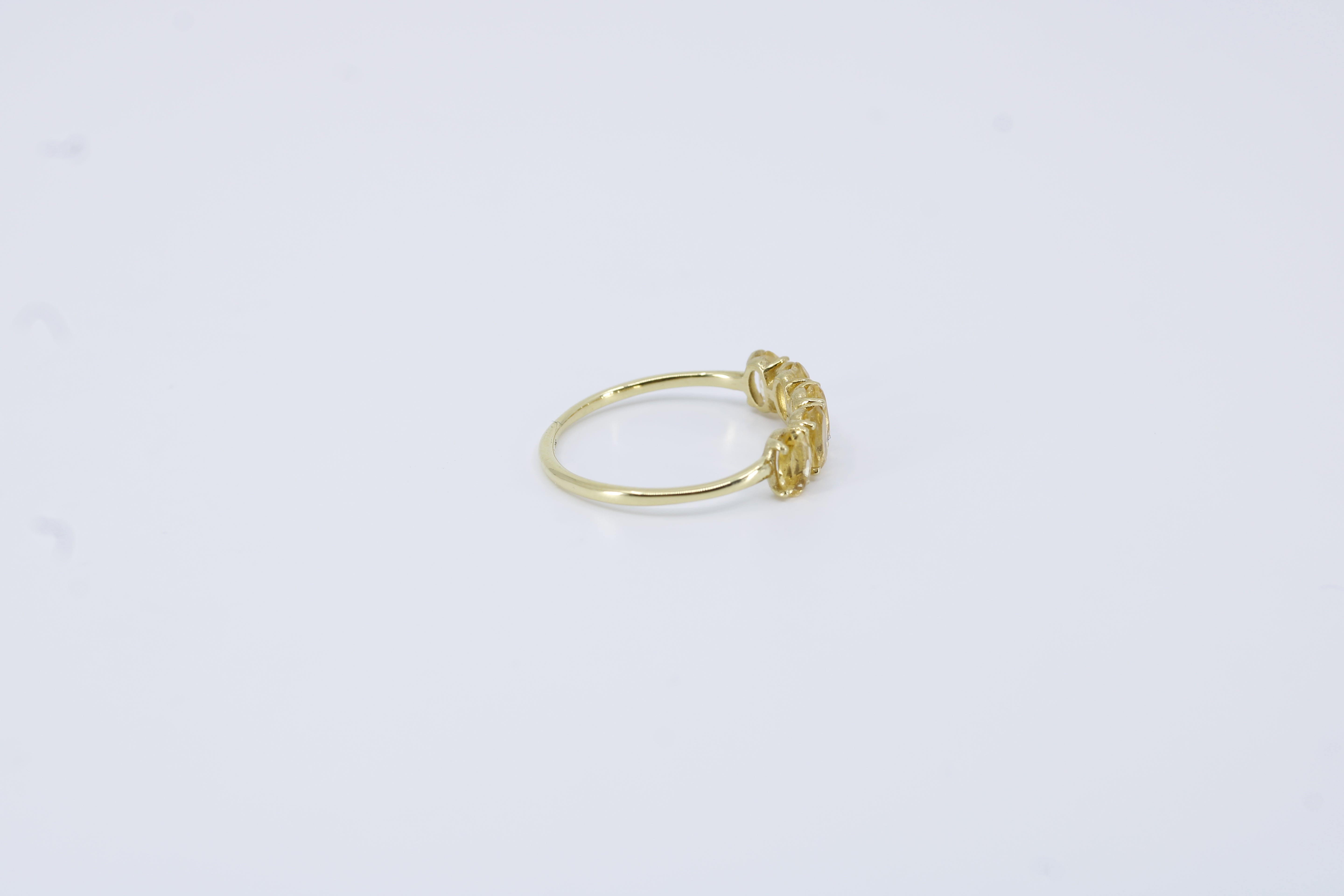High Line Citrine Bar Ring