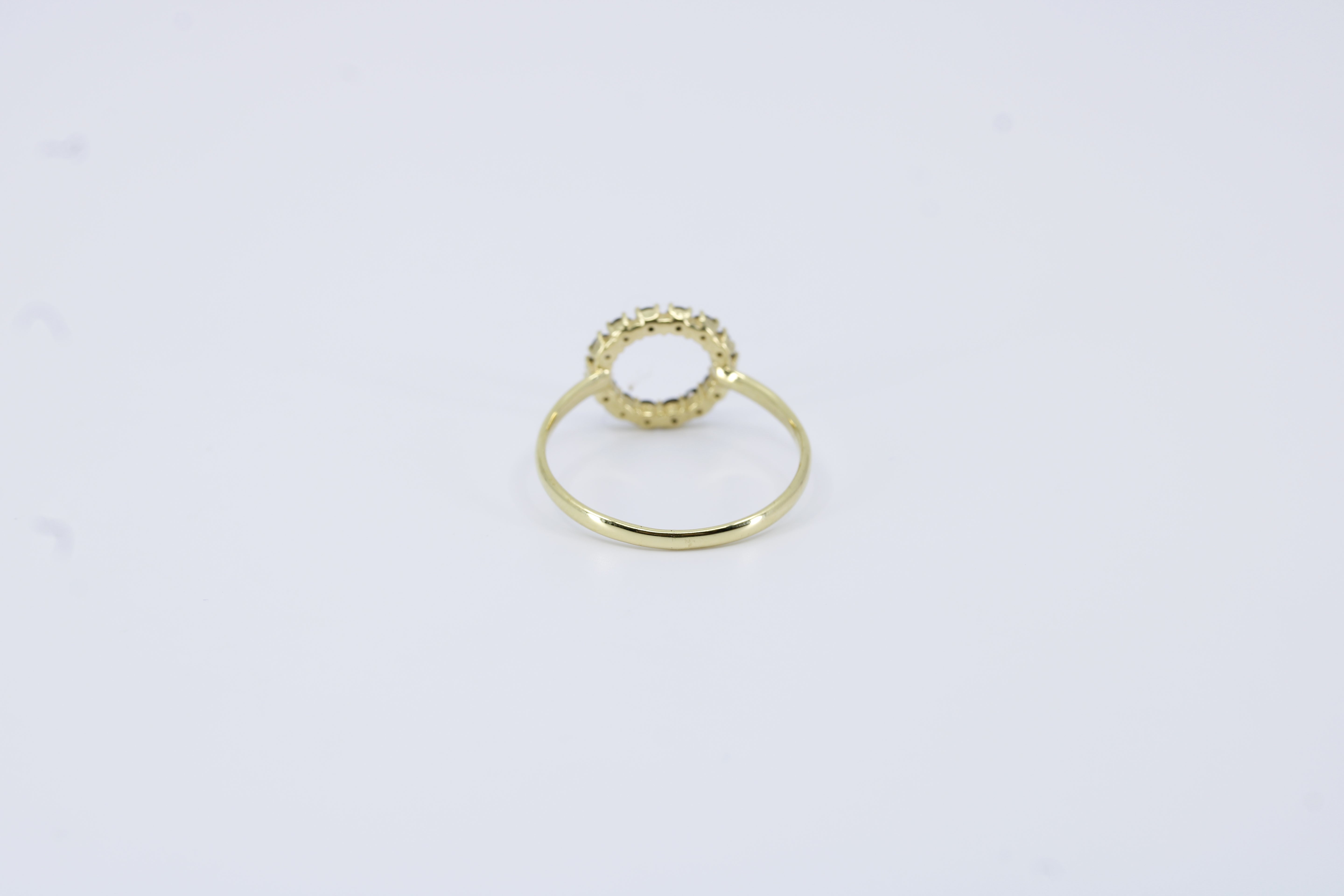 Salina Band Ring with Smoky Quartz