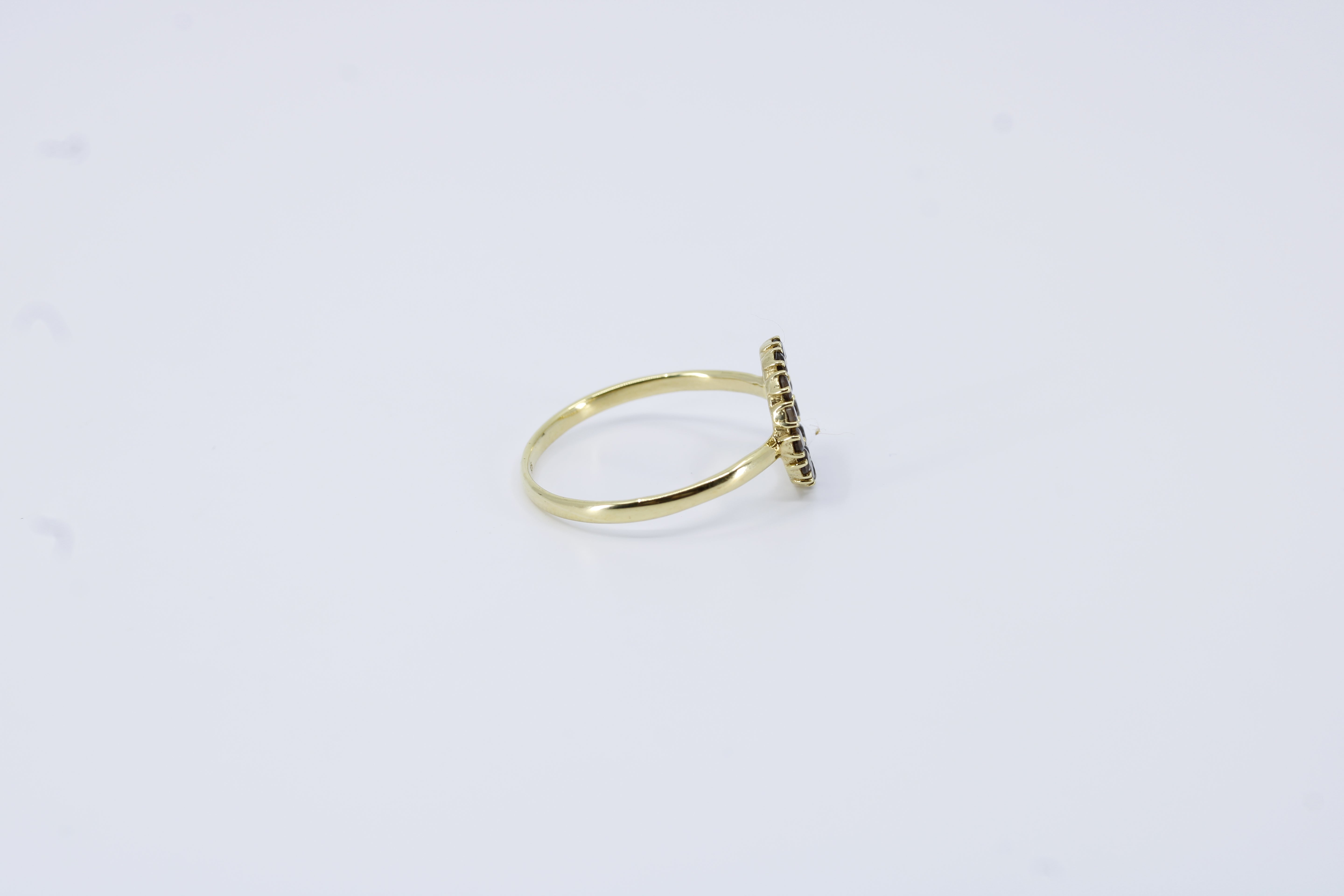 Salina Band Ring with Smoky Quartz