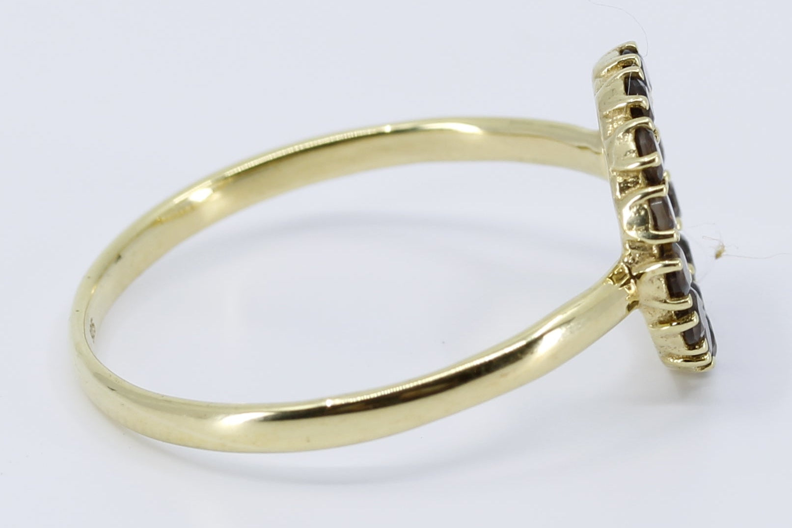 HARMONIA Band Ring with Smoky Quartz