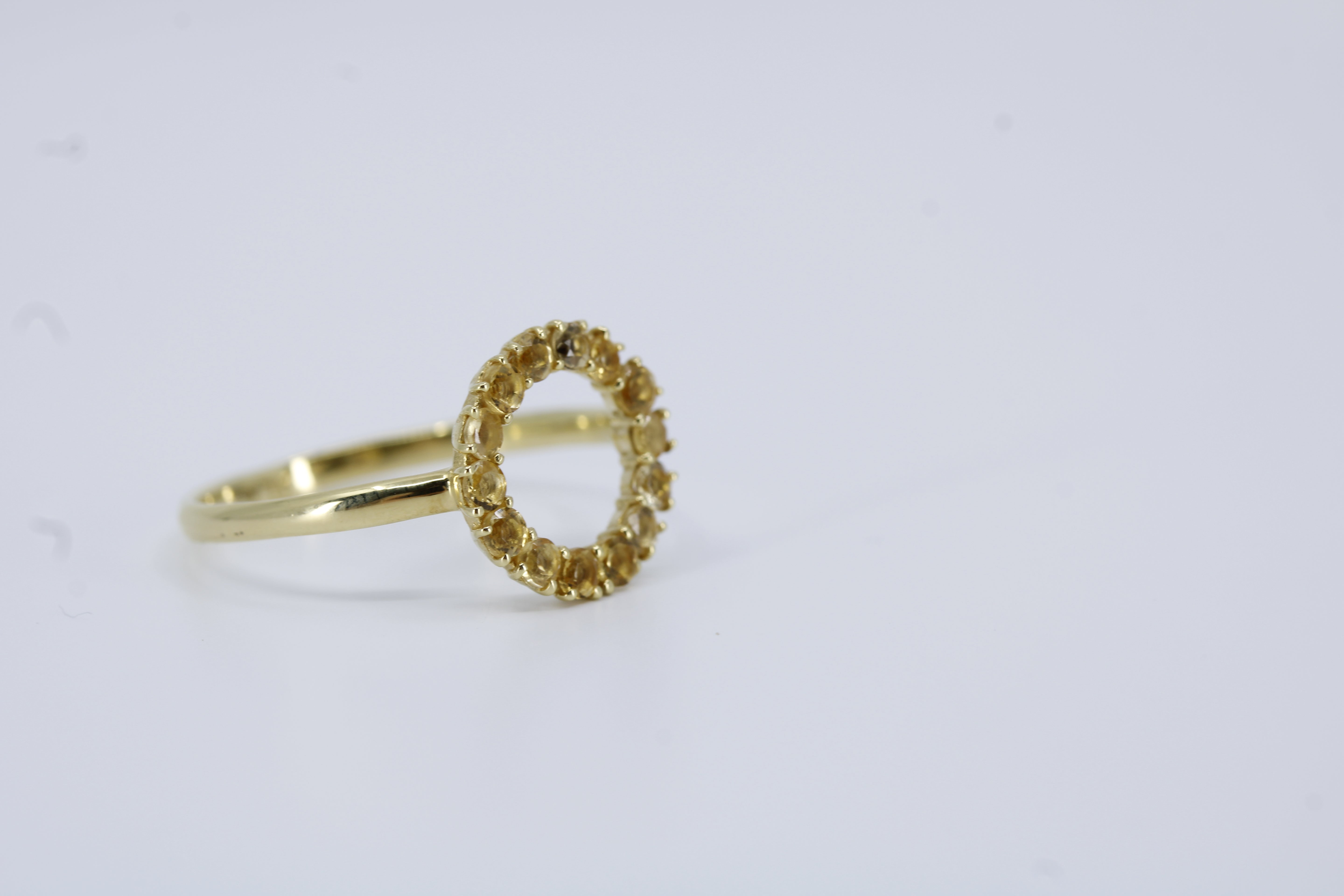 Salina Band Ring with Citrine