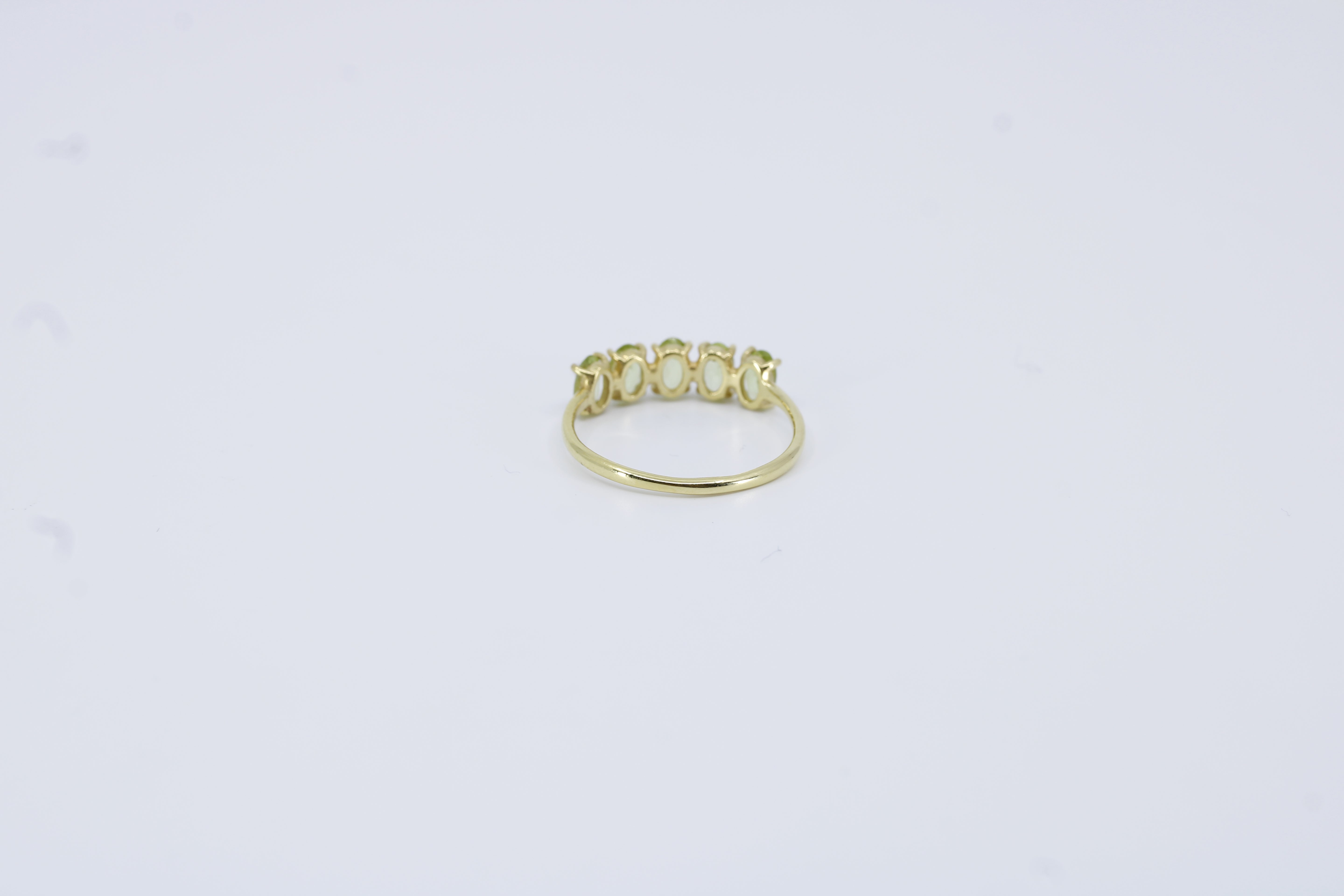 High Line Peridot Bar Ring